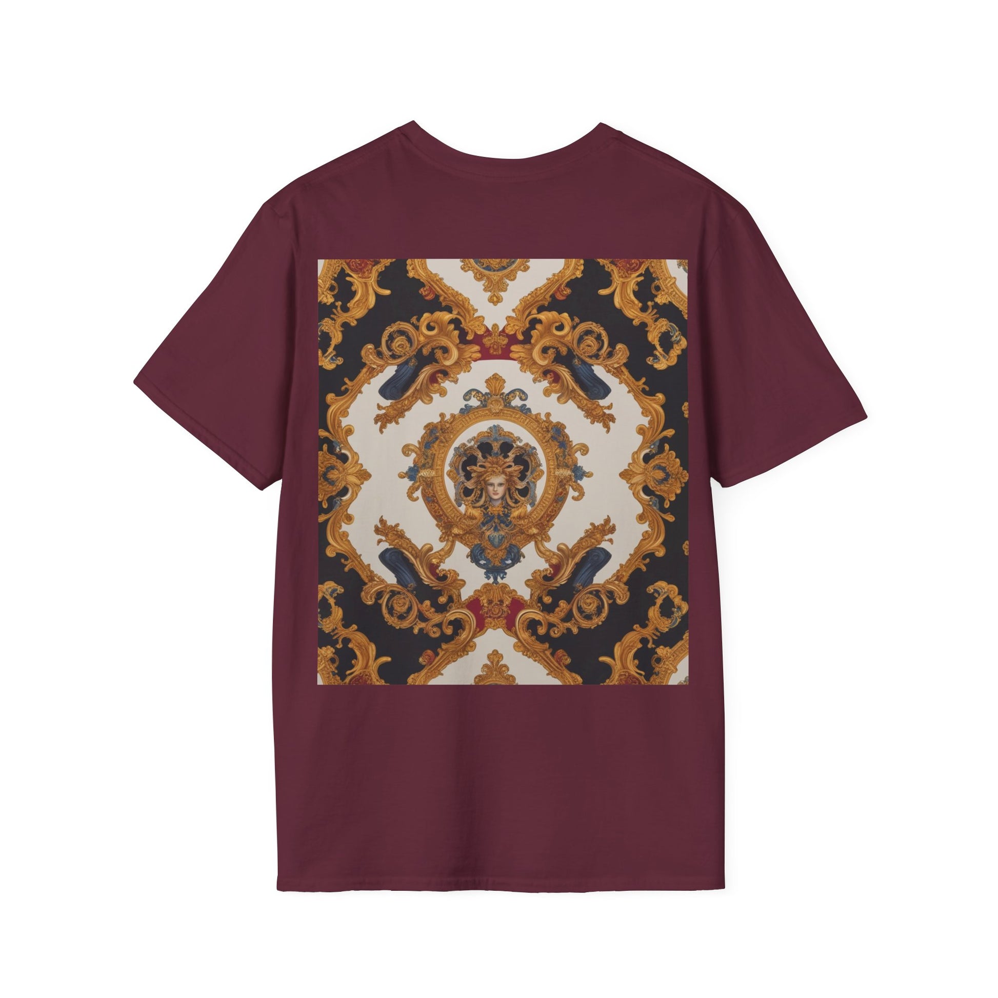 Elegant Vintage Print Unisex Softstyle T-Shirt - JW Store
