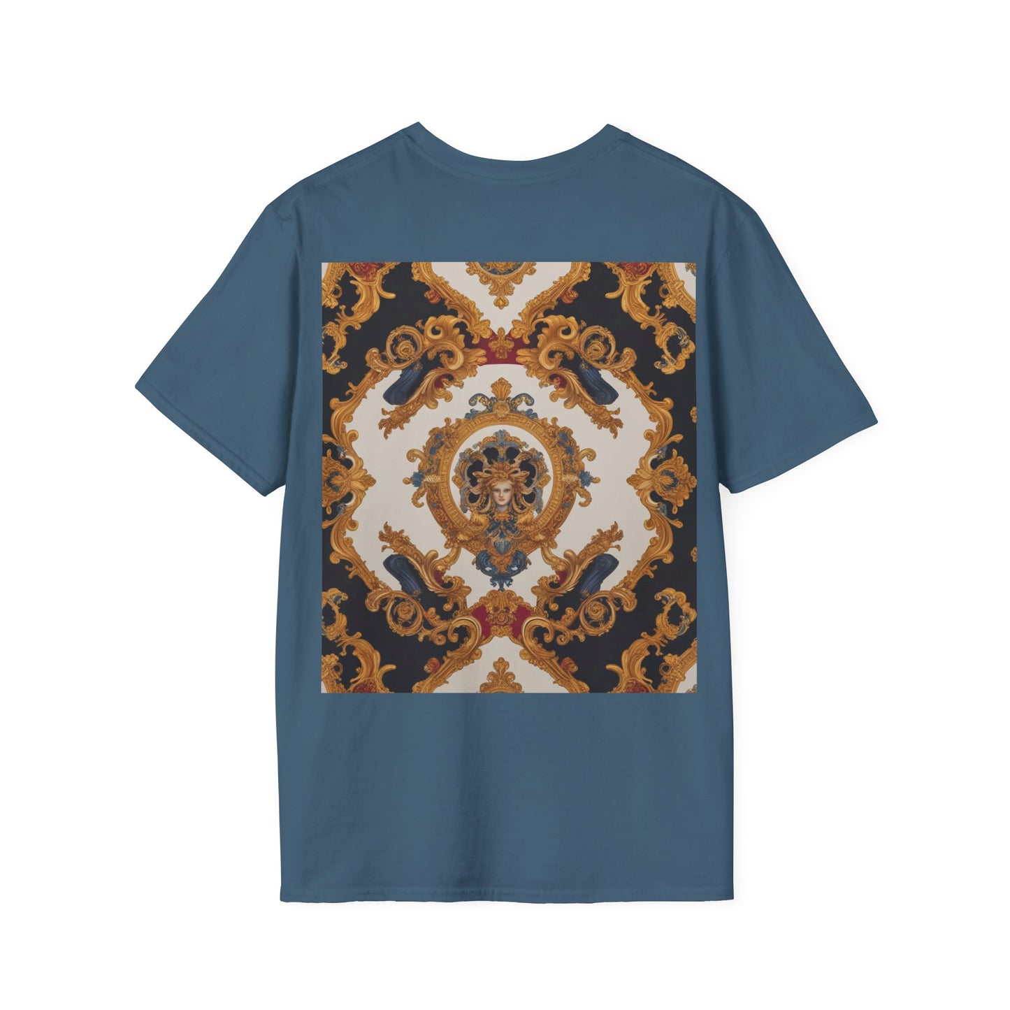 Elegant Vintage Print Unisex Softstyle T-Shirt - JW Store