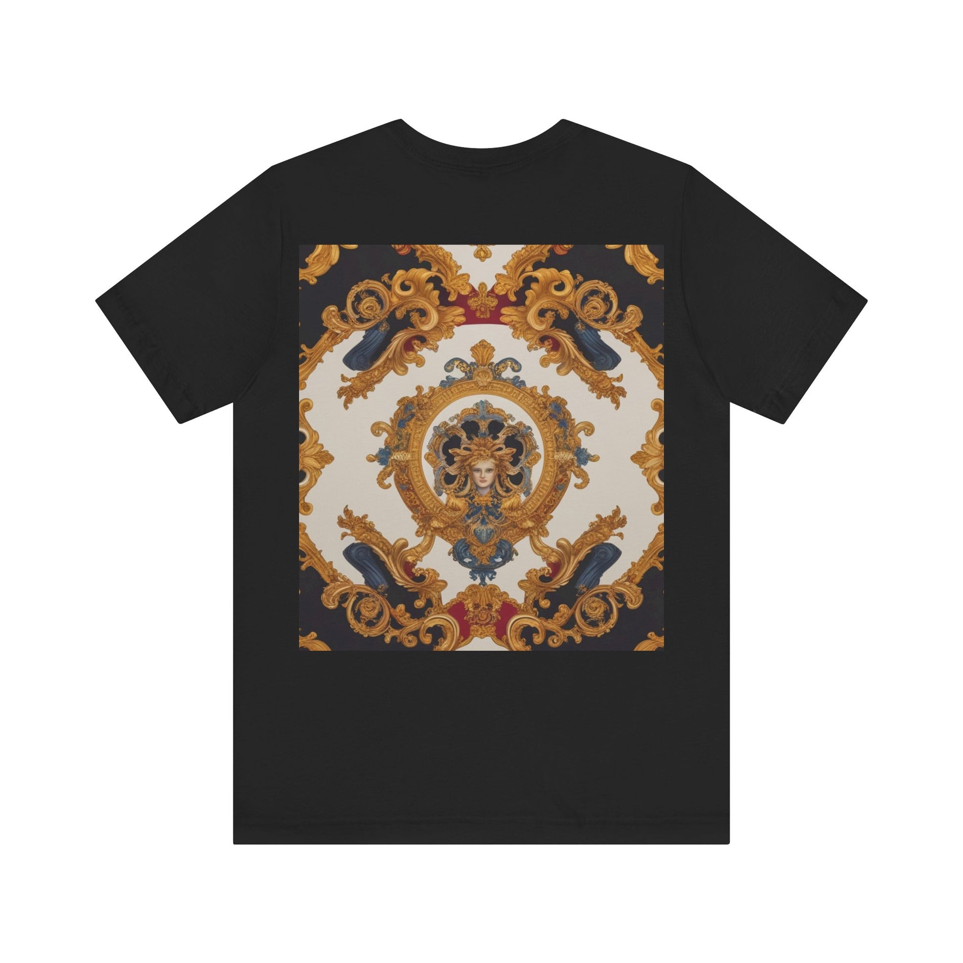 Elegant Baroque Style Graphic Tee - Unisex Short Sleeve T-Shirt - JW Store