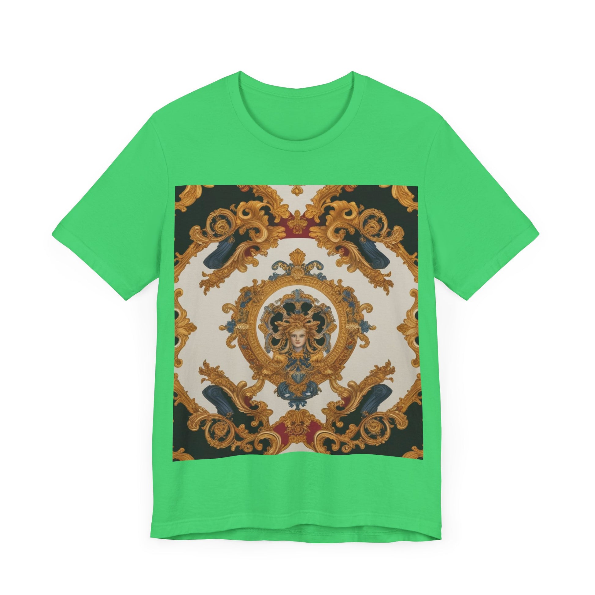 Elegant Baroque Style Graphic Tee - Unisex Short Sleeve T-Shirt - JW Store