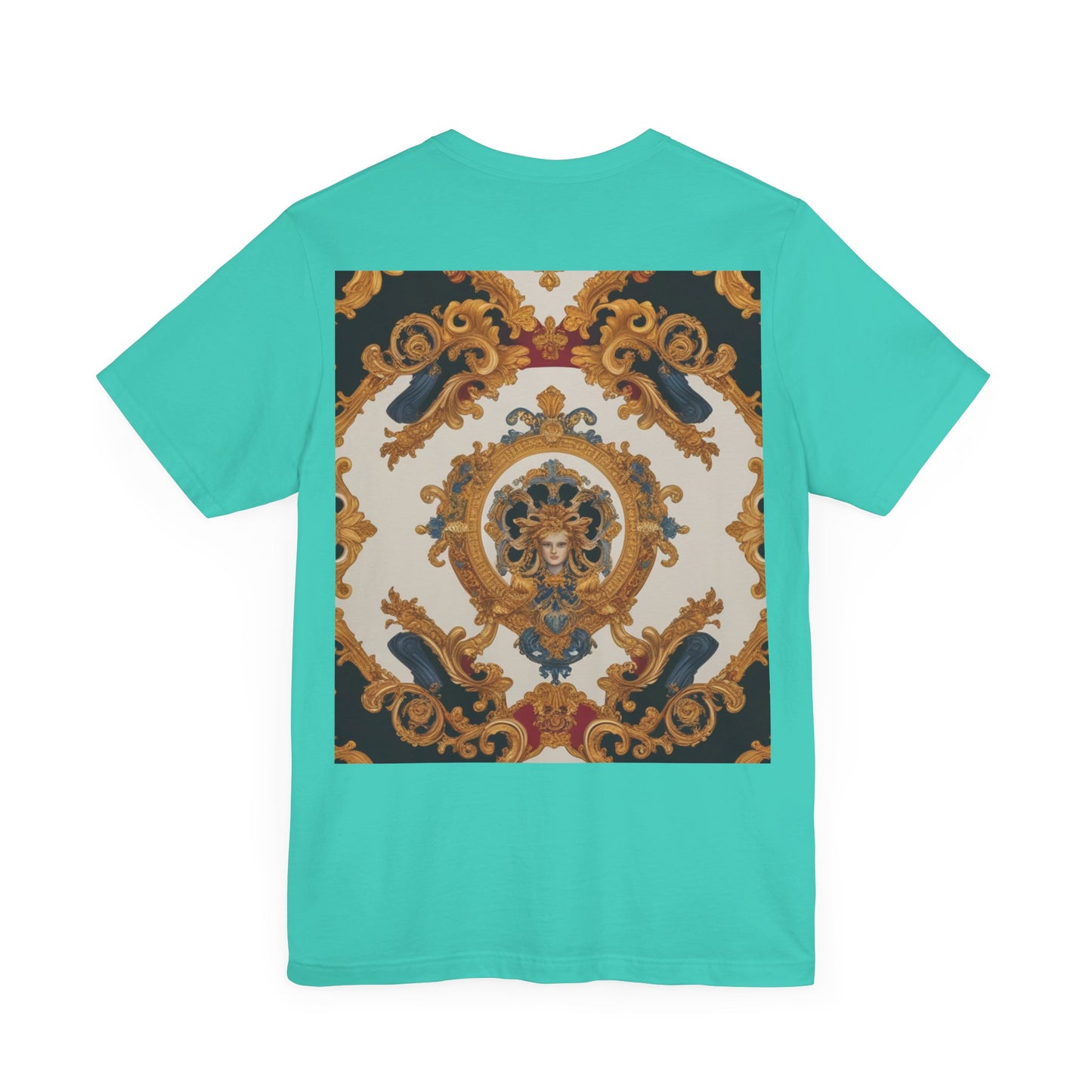 Elegant Baroque Style Graphic Tee - Unisex Short Sleeve T-Shirt - JW Store
