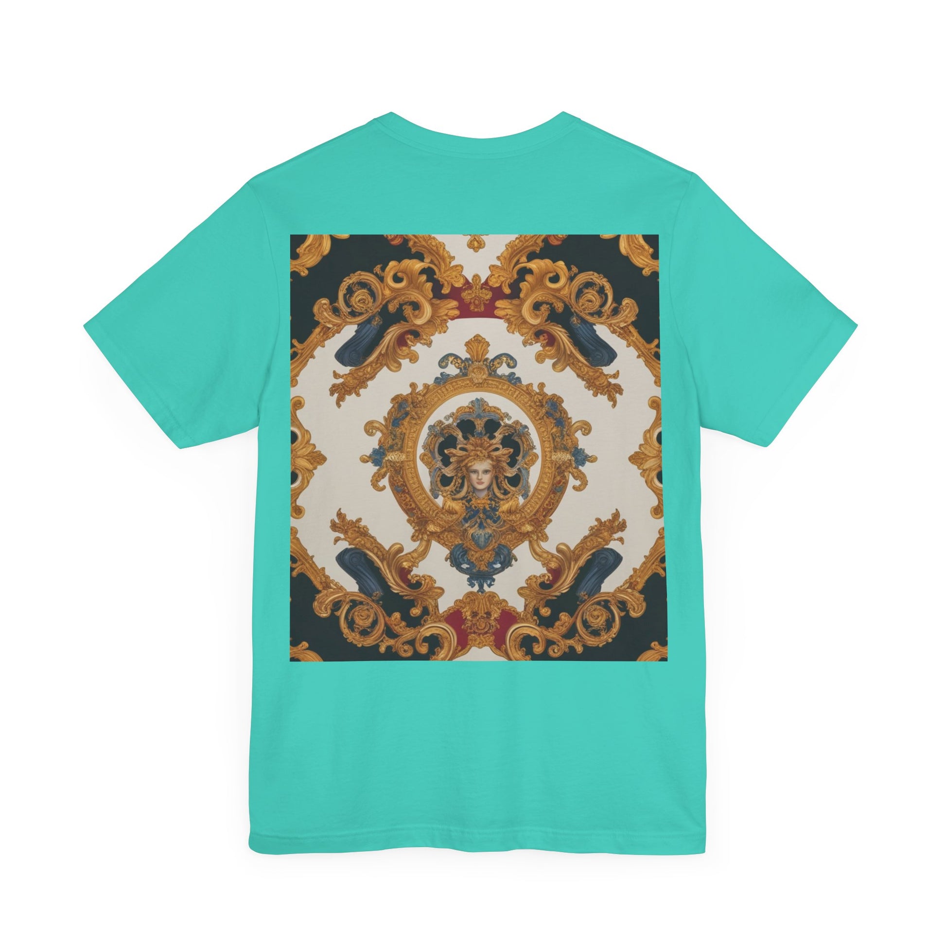 Elegant Baroque Style Graphic Tee - Unisex Short Sleeve T-Shirt - JW Store