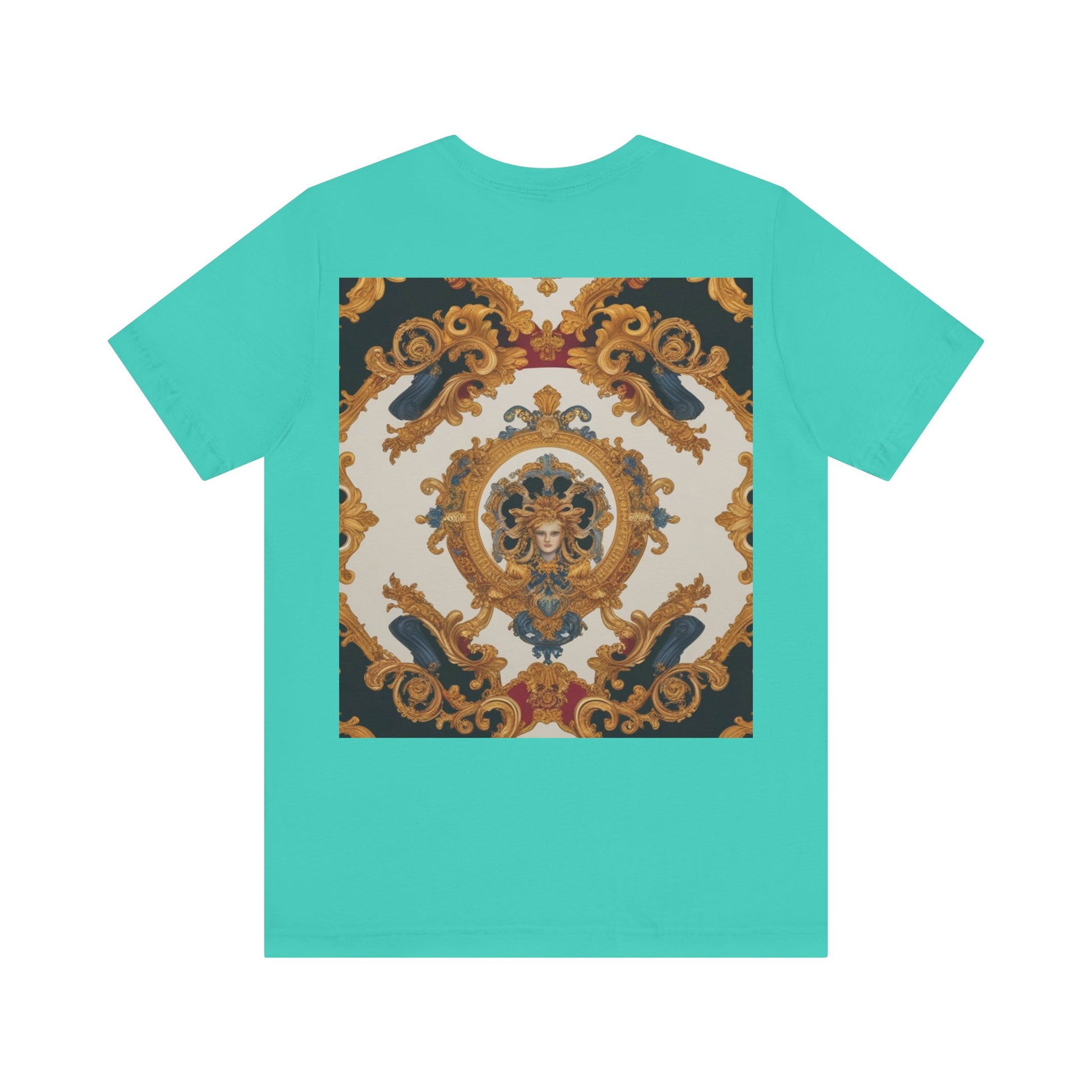 Elegant Baroque Style Graphic Tee - Unisex Short Sleeve T-Shirt - JW Store