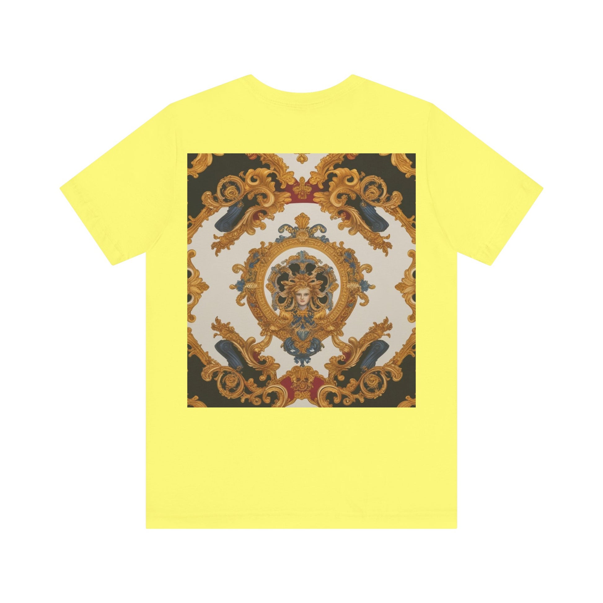 Elegant Baroque Style Graphic Tee - Unisex Short Sleeve T-Shirt - JW Store