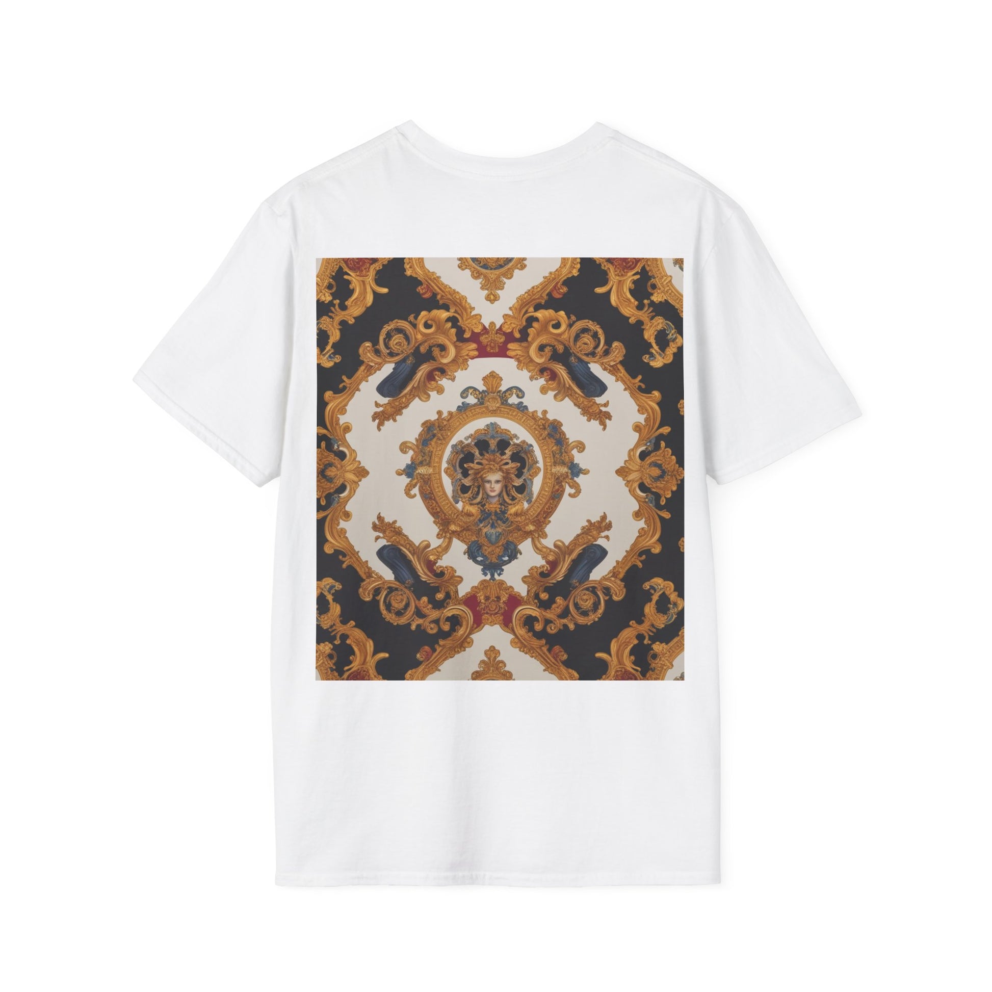 Elegant Vintage Print Unisex Softstyle T-Shirt - JW Store