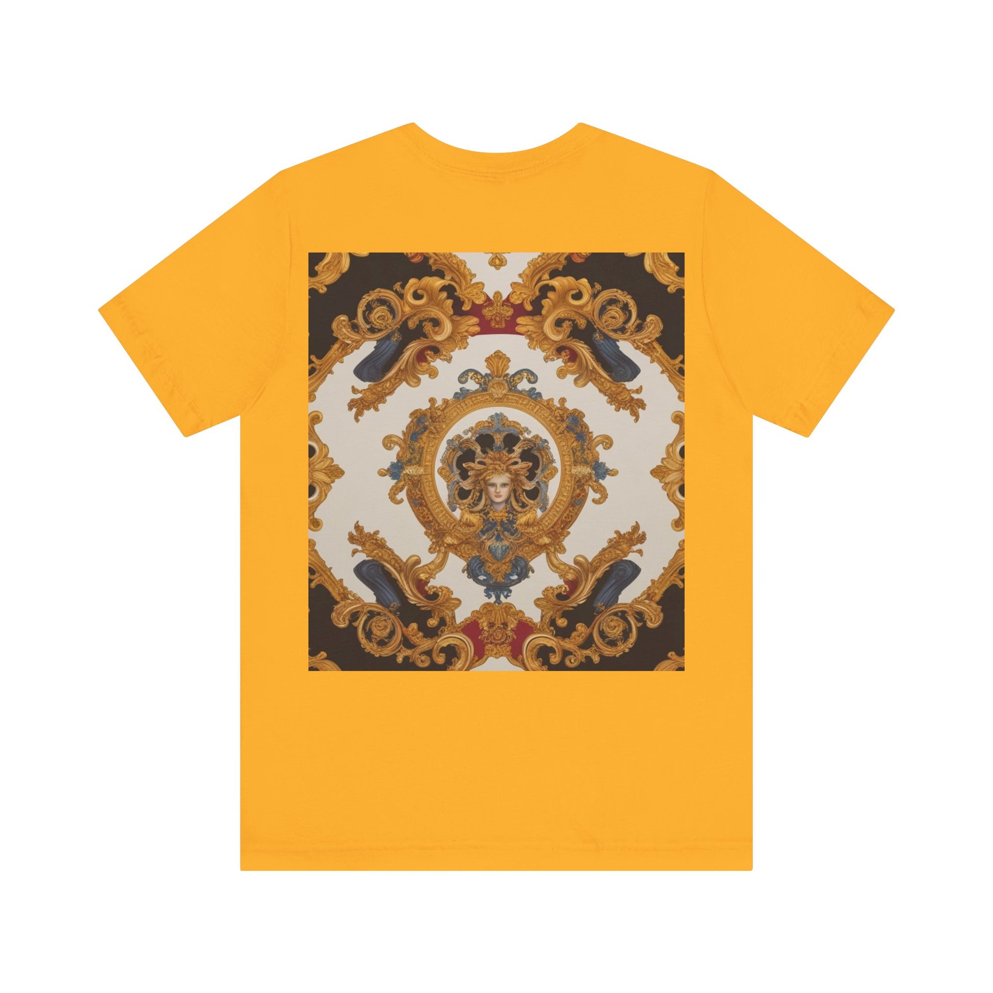 Elegant Baroque Style Graphic Tee - Unisex Short Sleeve T-Shirt - JW Store