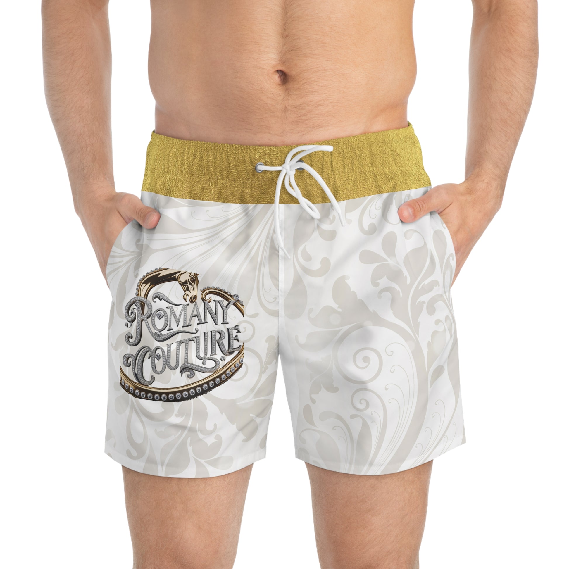 Luxury Swim Trunks - Elegant Design for Beach & Pool Days - JW Store