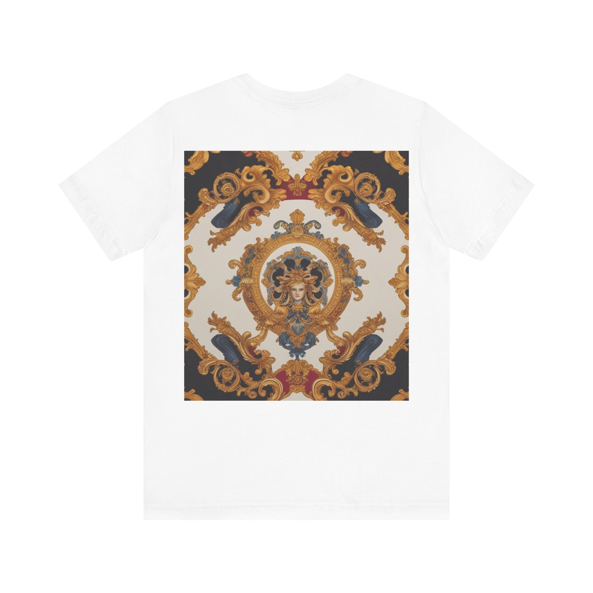 Elegant Baroque Style Graphic Tee - Unisex Short Sleeve T-Shirt - JW Store