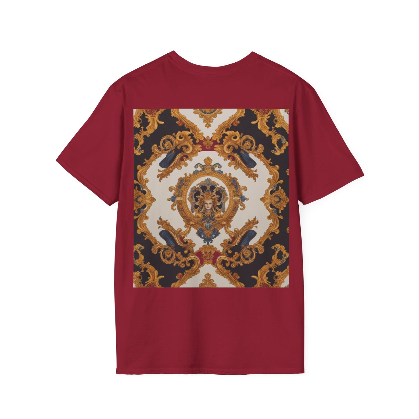Elegant Vintage Print Unisex Softstyle T-Shirt - JW Store