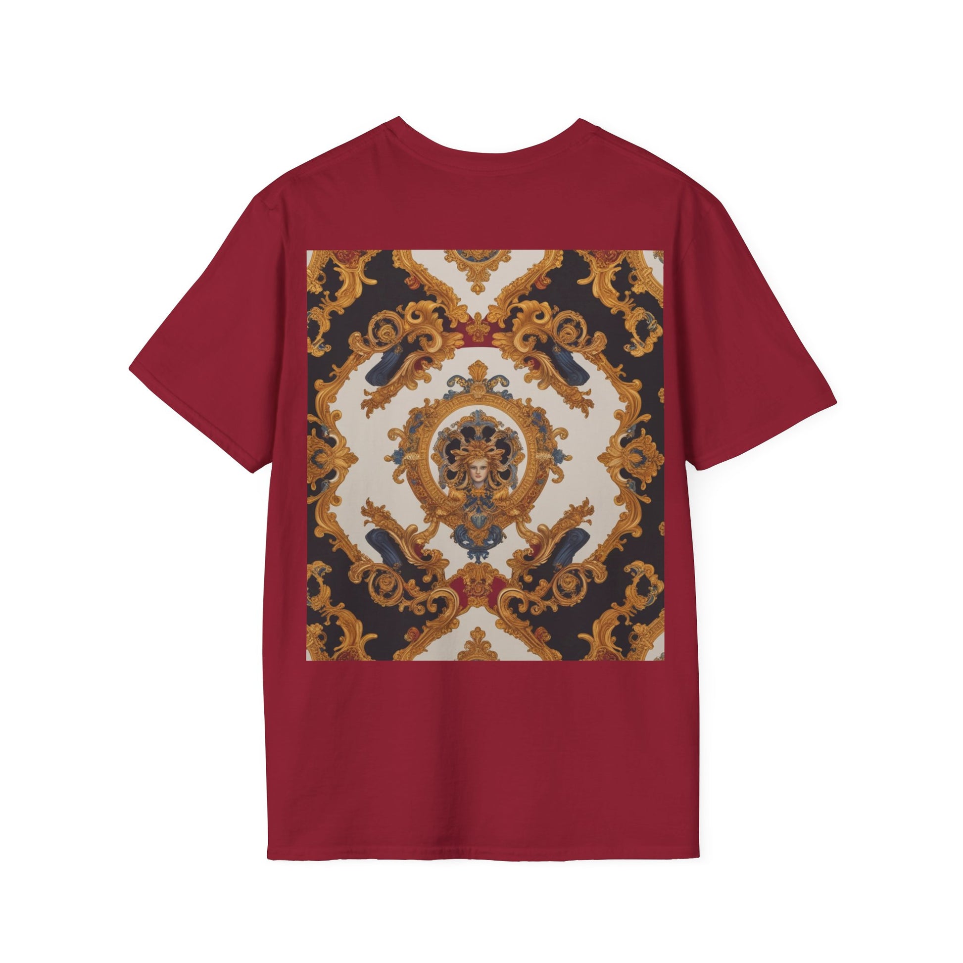 Elegant Vintage Print Unisex Softstyle T-Shirt - JW Store