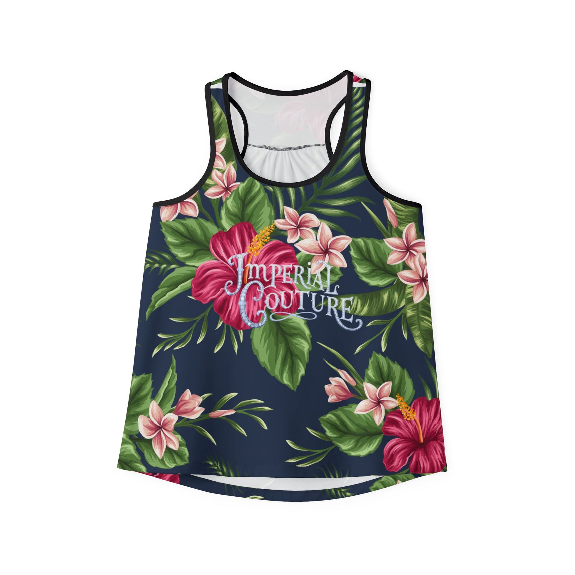 Tropical Floral Women's Tank Top - Summer Vibes, Imperial Couture Design - JW Store
