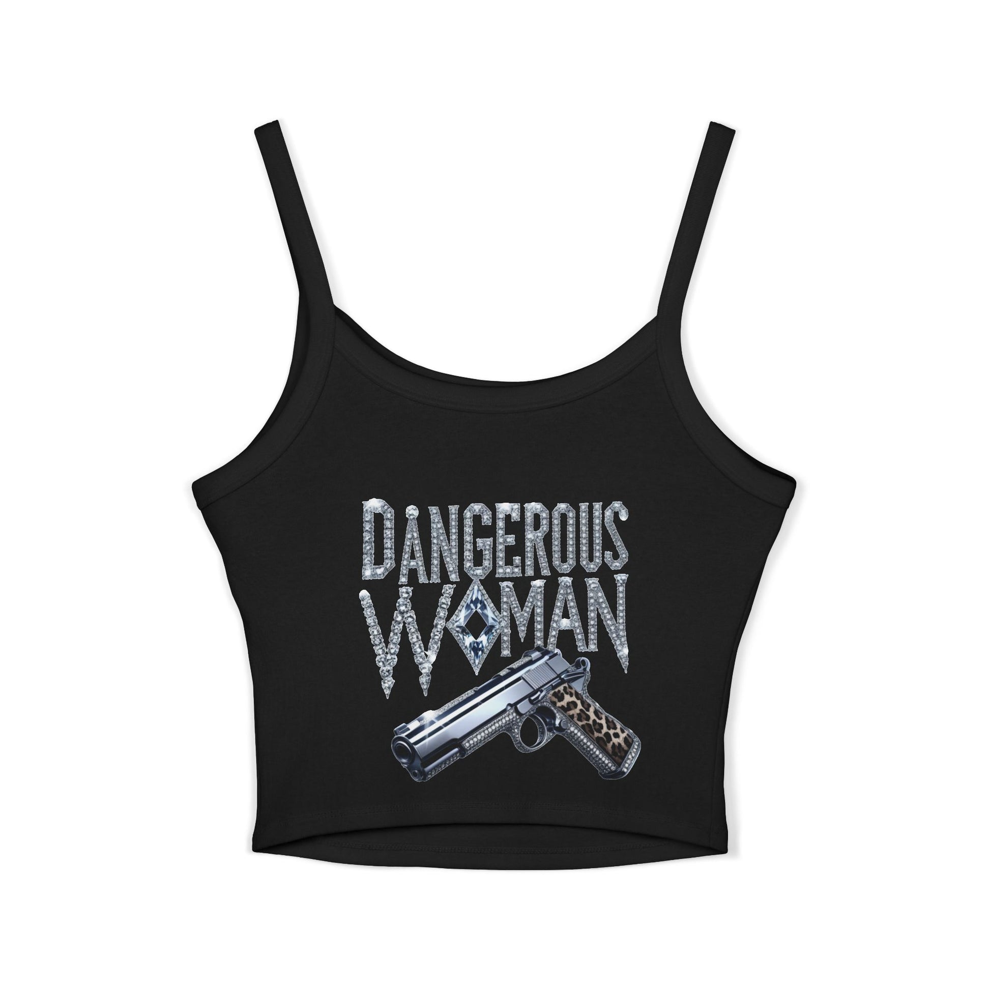 Dangerous Woman Graphic Spaghetti Strap Tank Top - JW Store