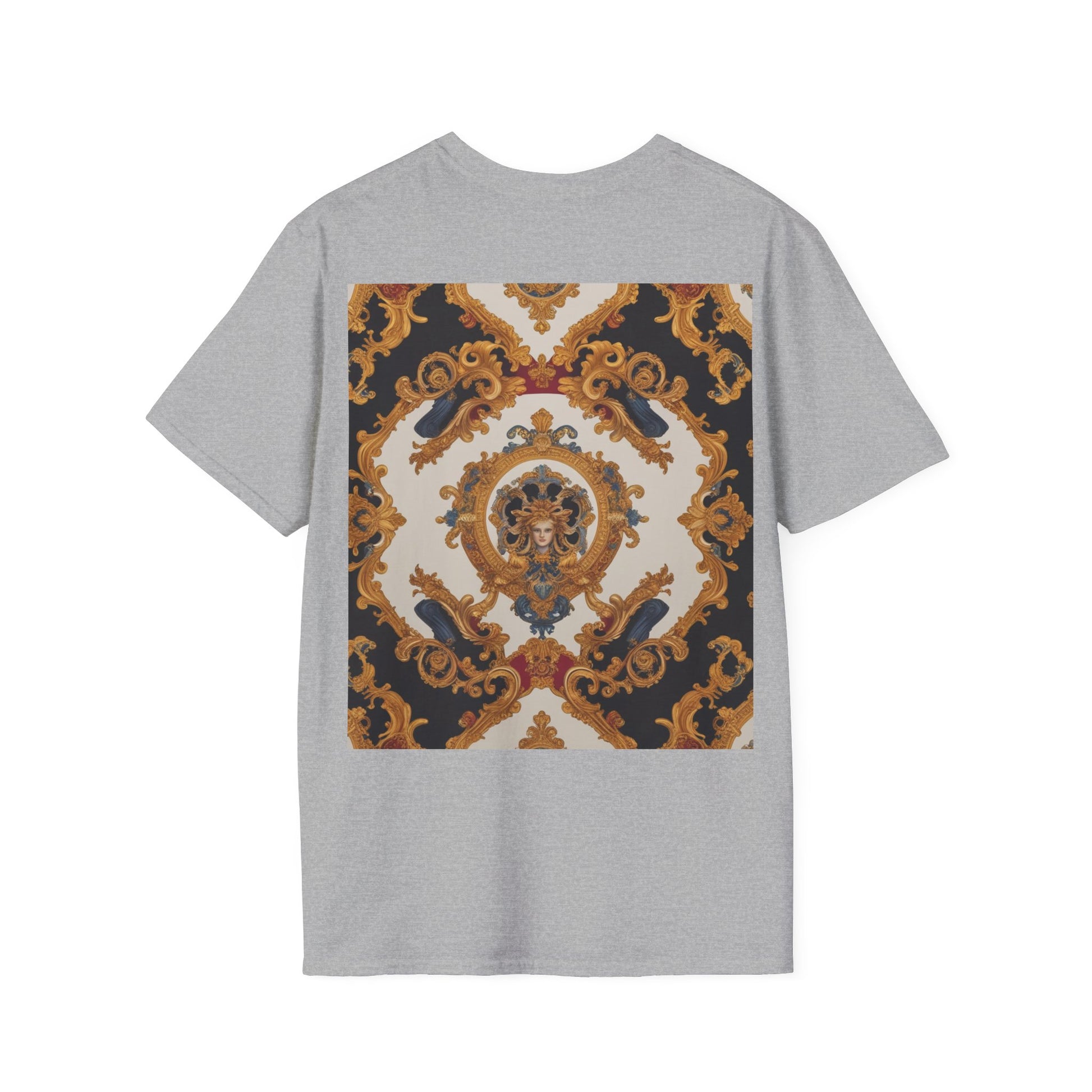 Elegant Vintage Print Unisex Softstyle T-Shirt - JW Store