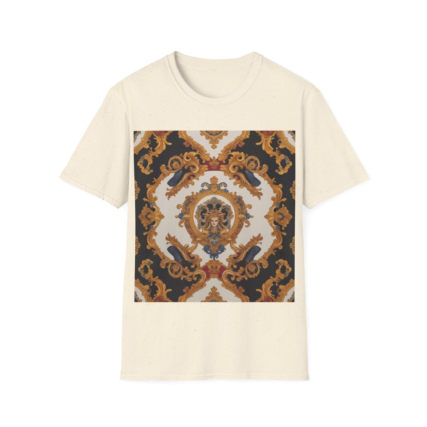 Elegant Vintage Print Unisex Softstyle T-Shirt - JW Store
