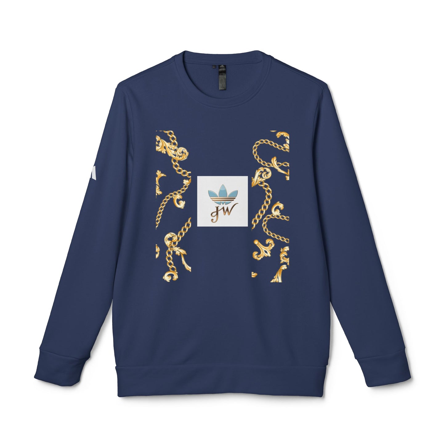 Stylish Unisex Fleece Sweatshirt with Gold Design - JW Store