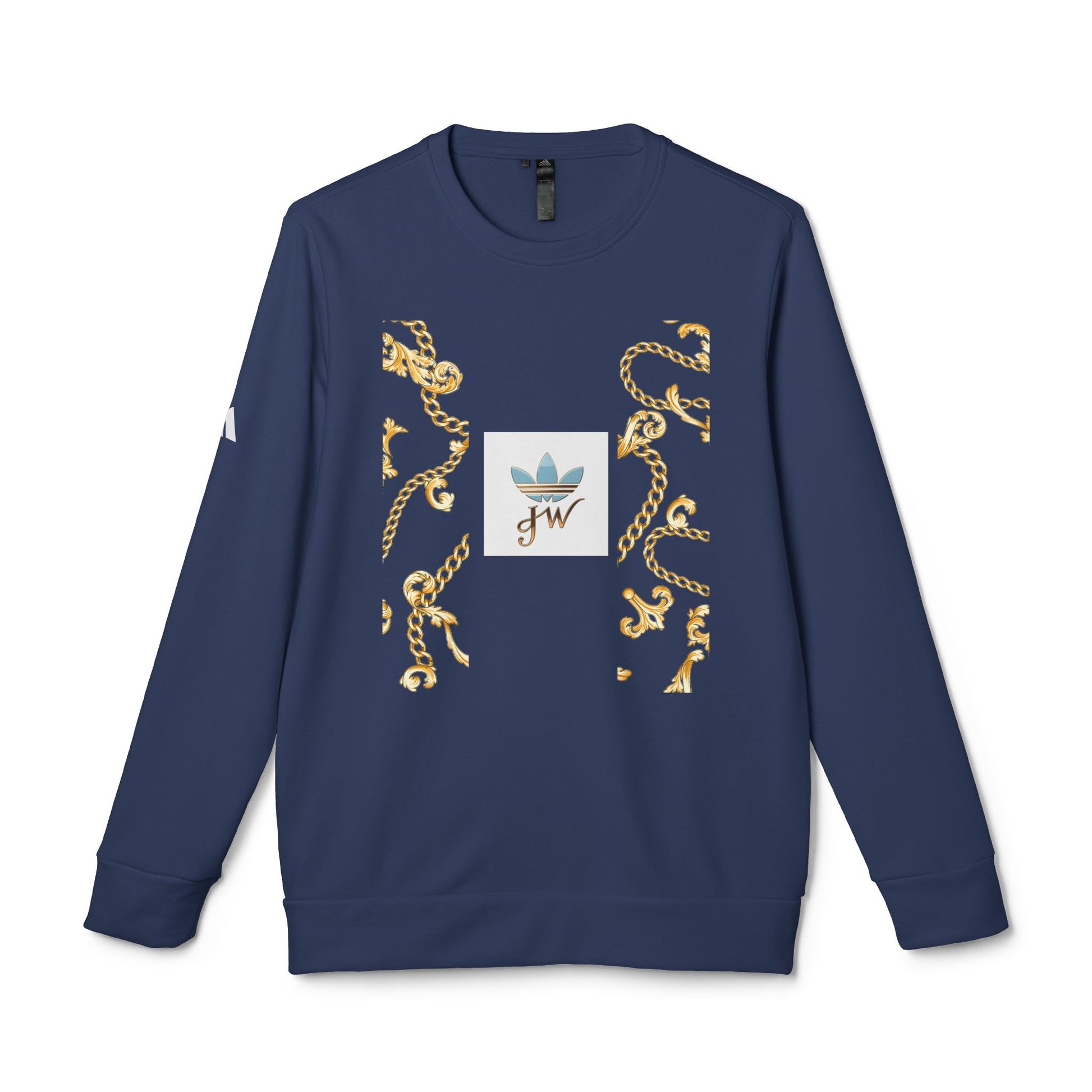 Stylish Unisex Fleece Sweatshirt with Gold Design - JW Store