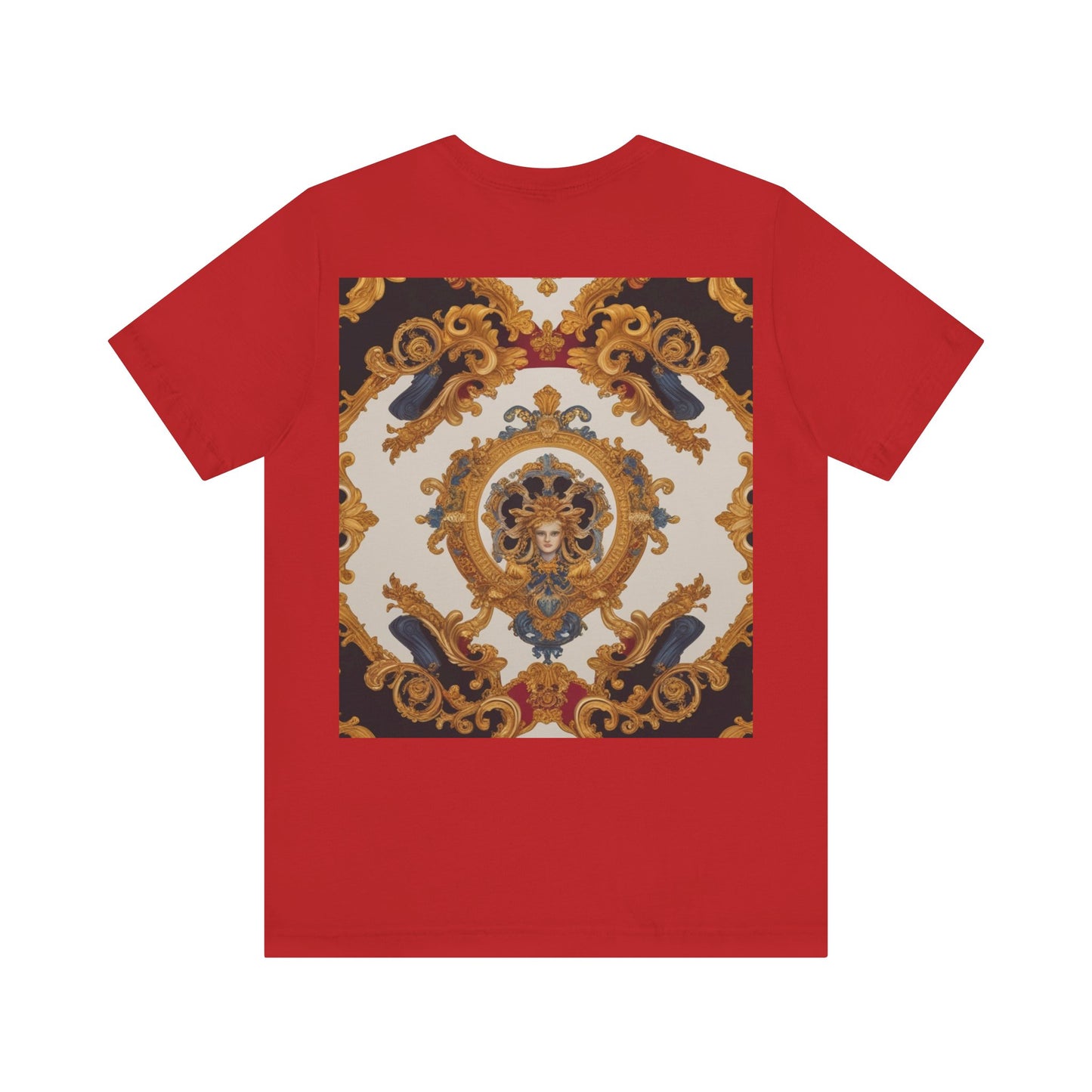 Elegant Baroque Style Graphic Tee - Unisex Short Sleeve T-Shirt - JW Store
