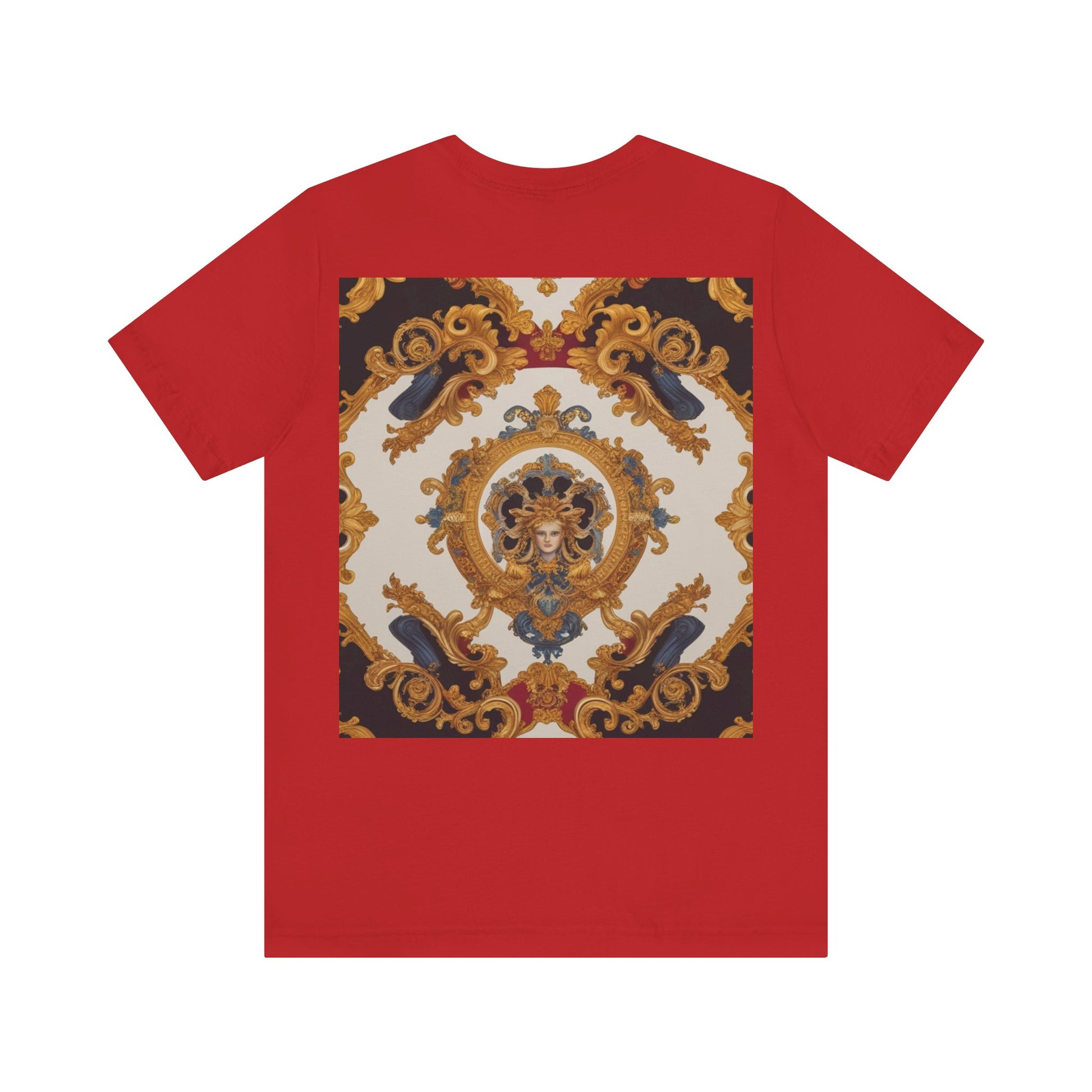 Elegant Baroque Style Graphic Tee - Unisex Short Sleeve T-Shirt - JW Store