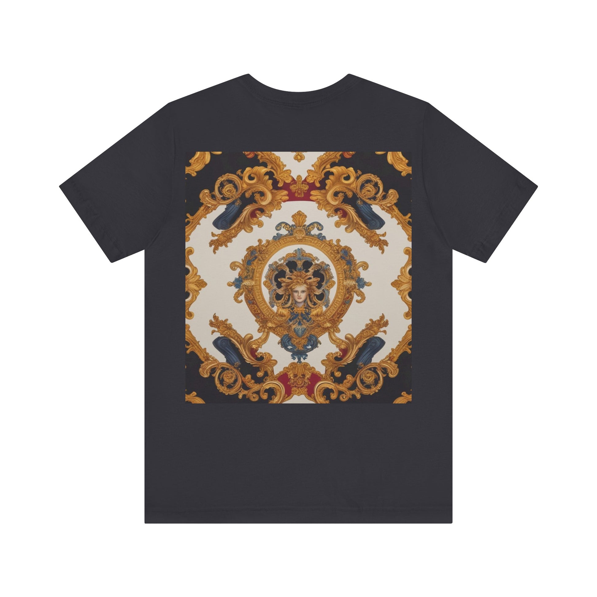 Elegant Baroque Style Graphic Tee - Unisex Short Sleeve T-Shirt - JW Store