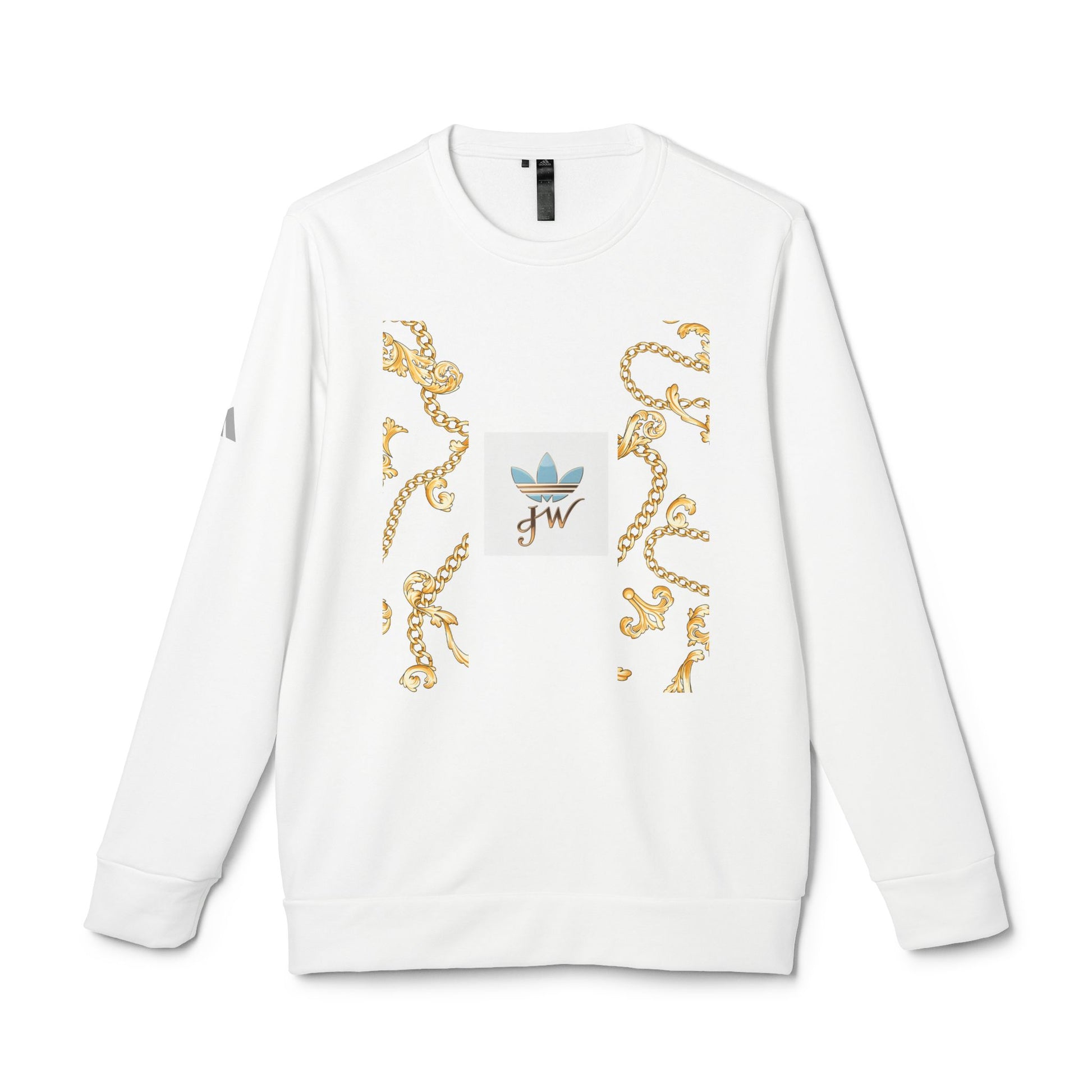 Stylish Unisex Fleece Sweatshirt with Gold Design - JW Store