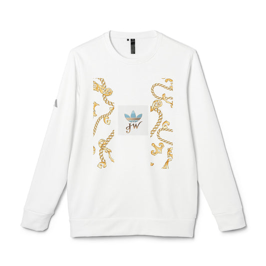 Stylish Unisex Fleece Sweatshirt with Gold Design - JW Store