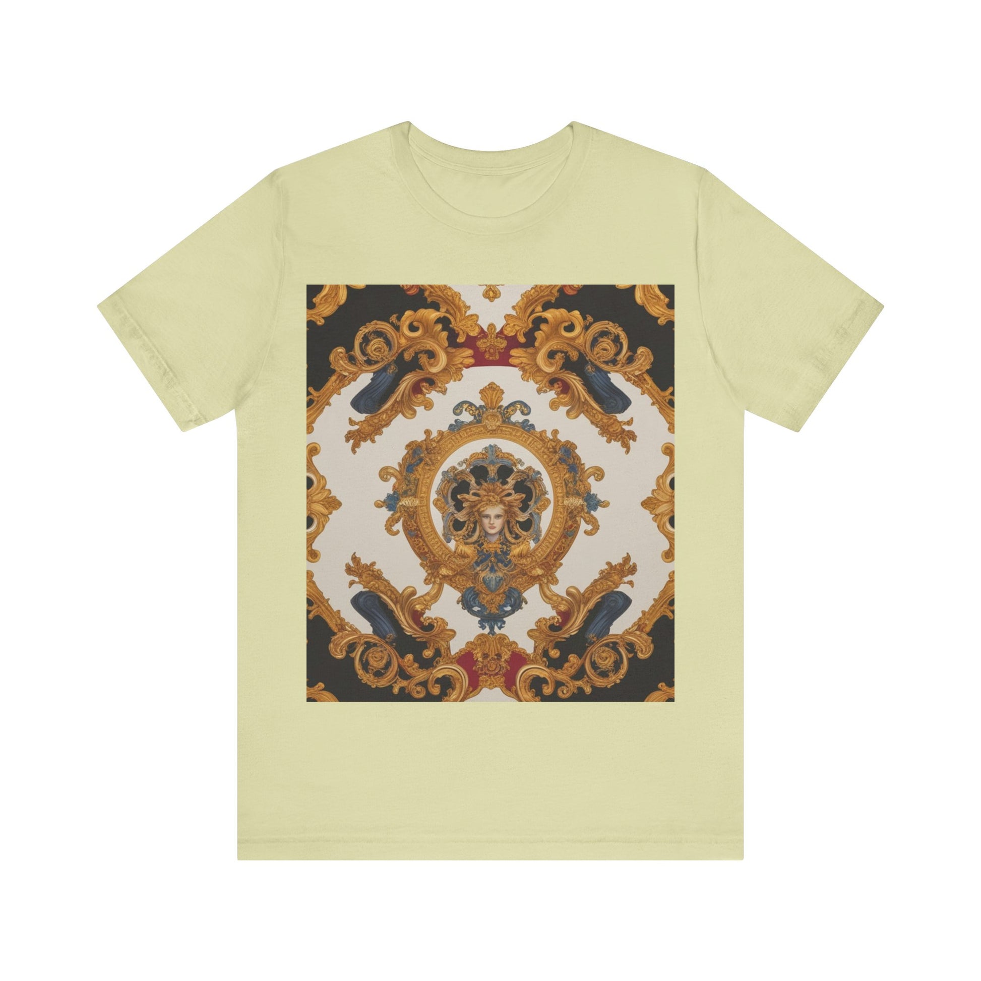 Elegant Baroque Style Graphic Tee - Unisex Short Sleeve T-Shirt - JW Store