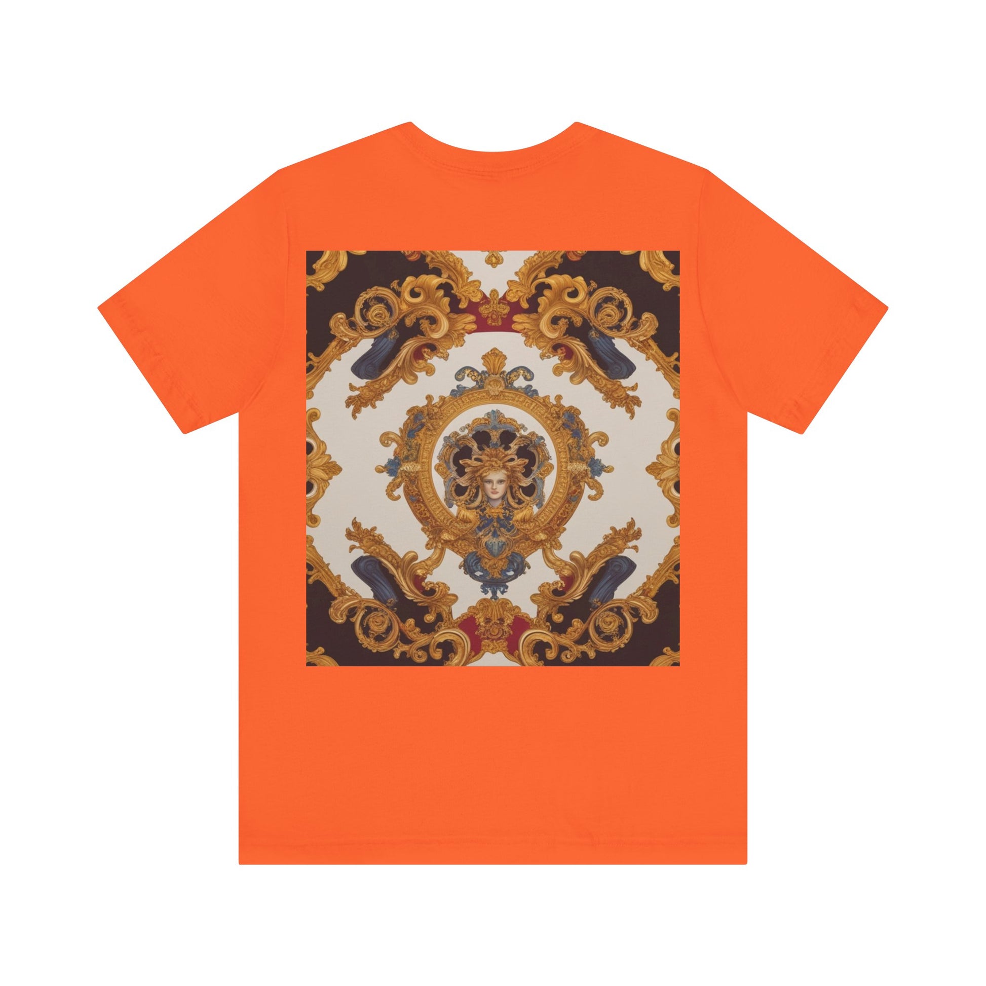 Elegant Baroque Style Graphic Tee - Unisex Short Sleeve T-Shirt - JW Store