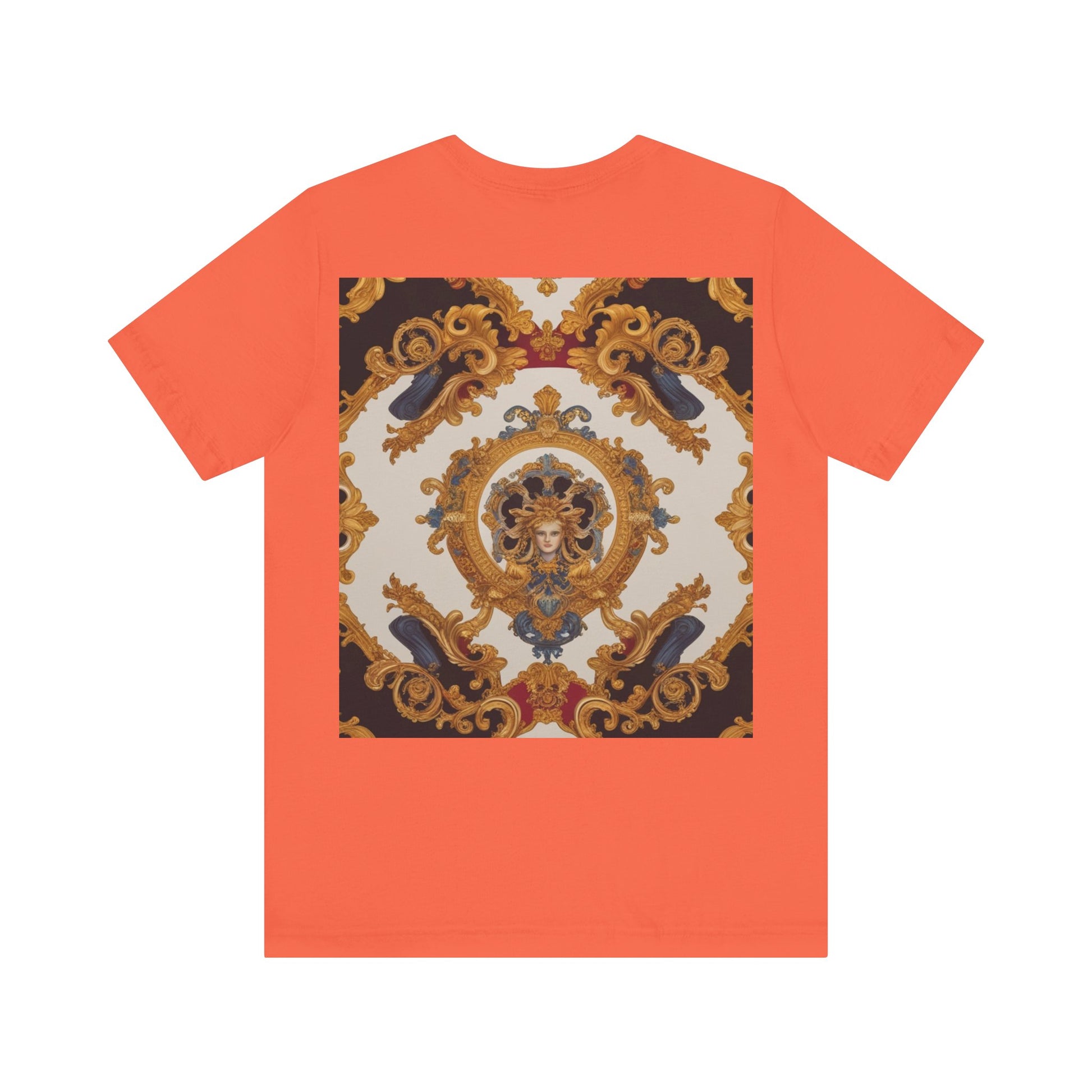 Elegant Baroque Style Graphic Tee - Unisex Short Sleeve T-Shirt - JW Store