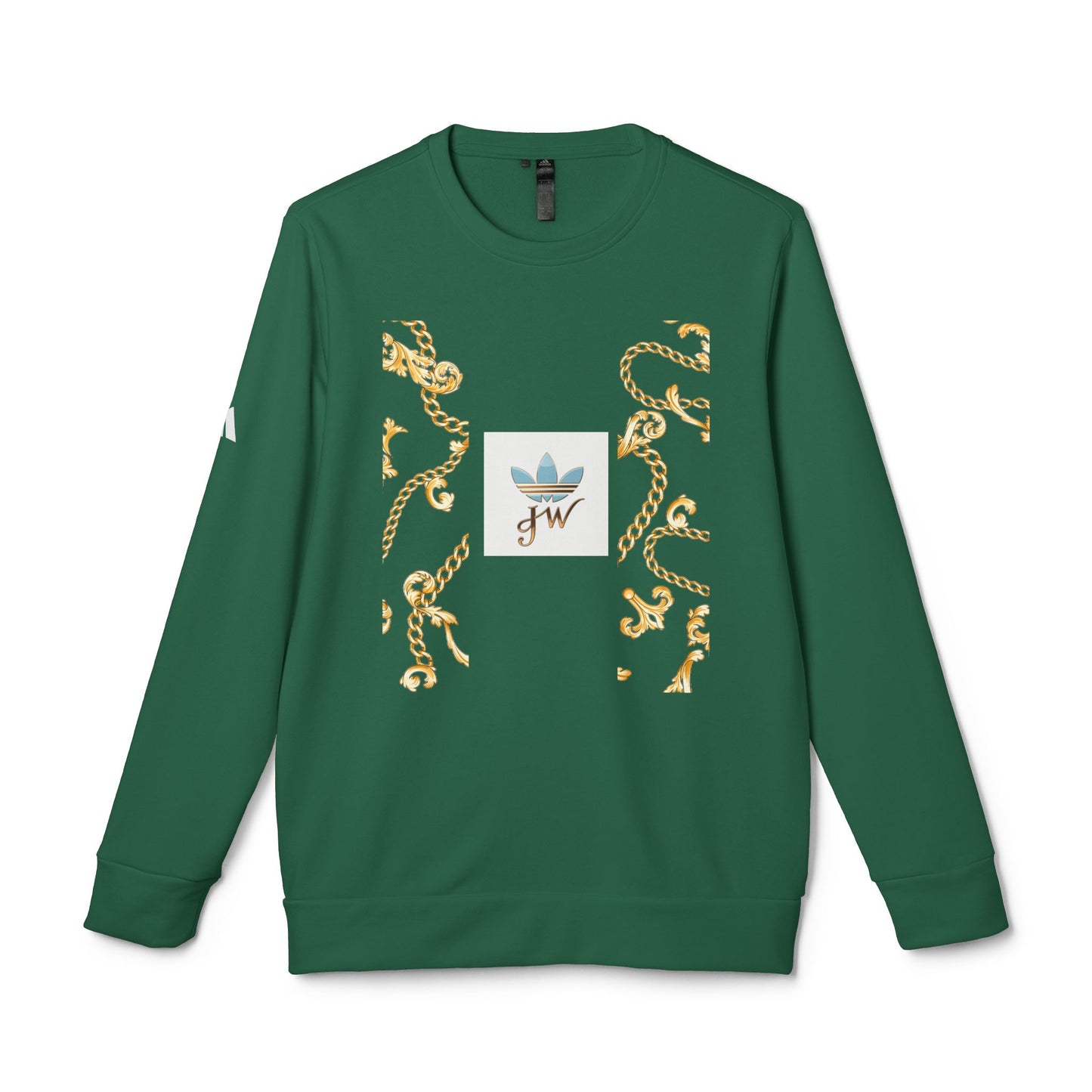 Stylish Unisex Fleece Sweatshirt with Gold Design - JW Store