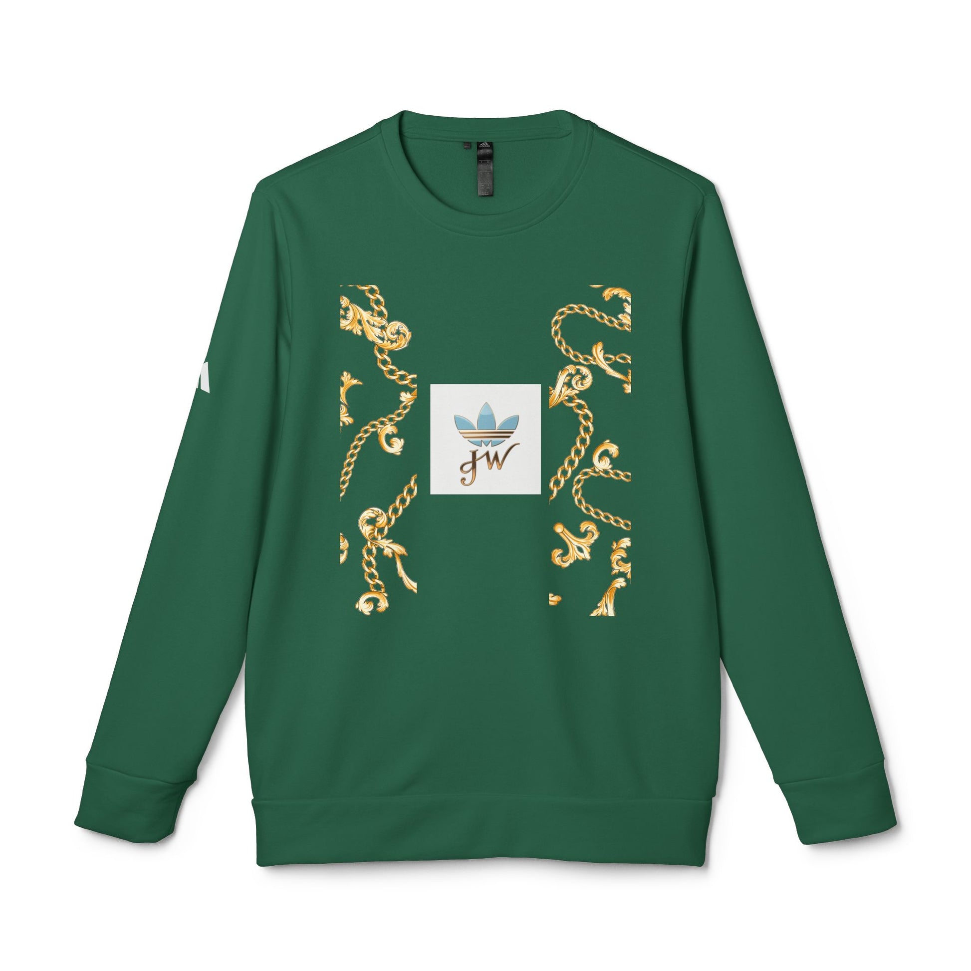 Stylish Unisex Fleece Sweatshirt with Gold Design - JW Store