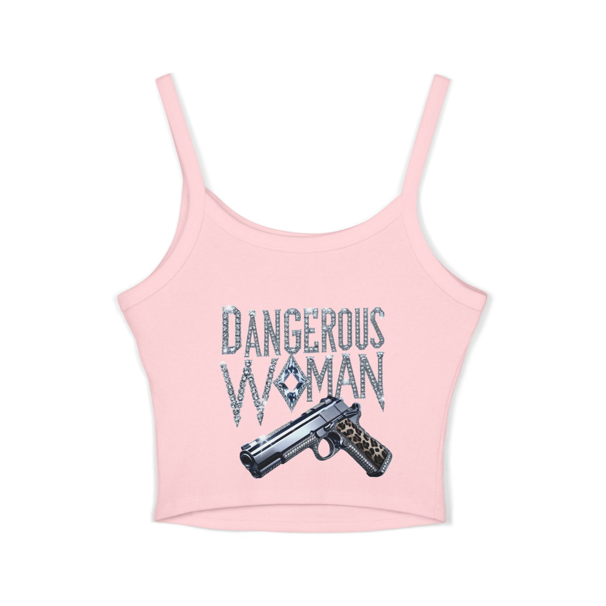 Dangerous Woman Graphic Spaghetti Strap Tank Top - JW Store