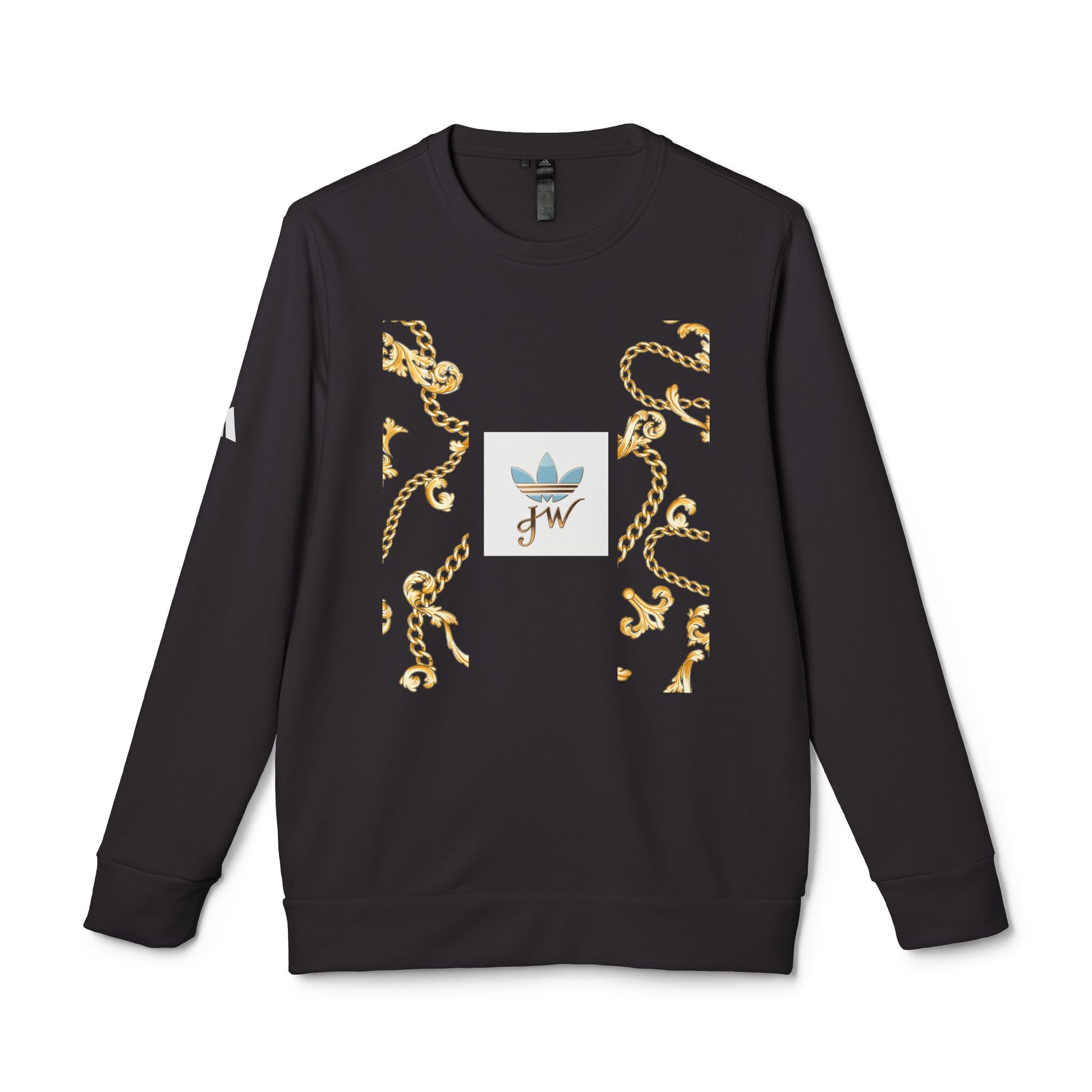 Stylish Unisex Fleece Sweatshirt with Gold Design - JW Store