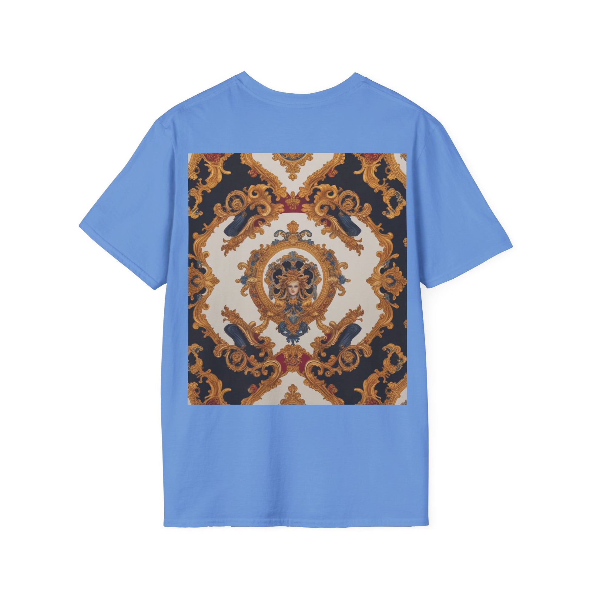 Elegant Vintage Print Unisex Softstyle T-Shirt - JW Store