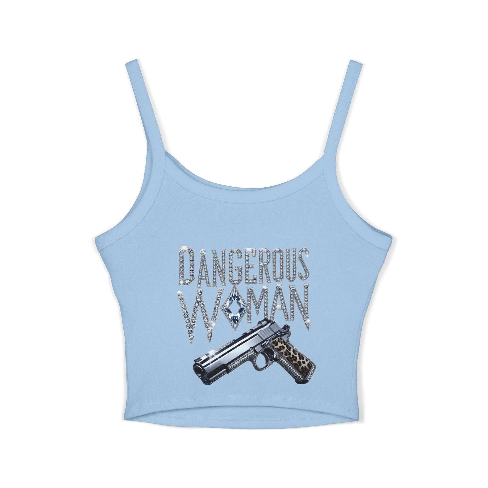 Dangerous Woman Graphic Spaghetti Strap Tank Top - JW Store