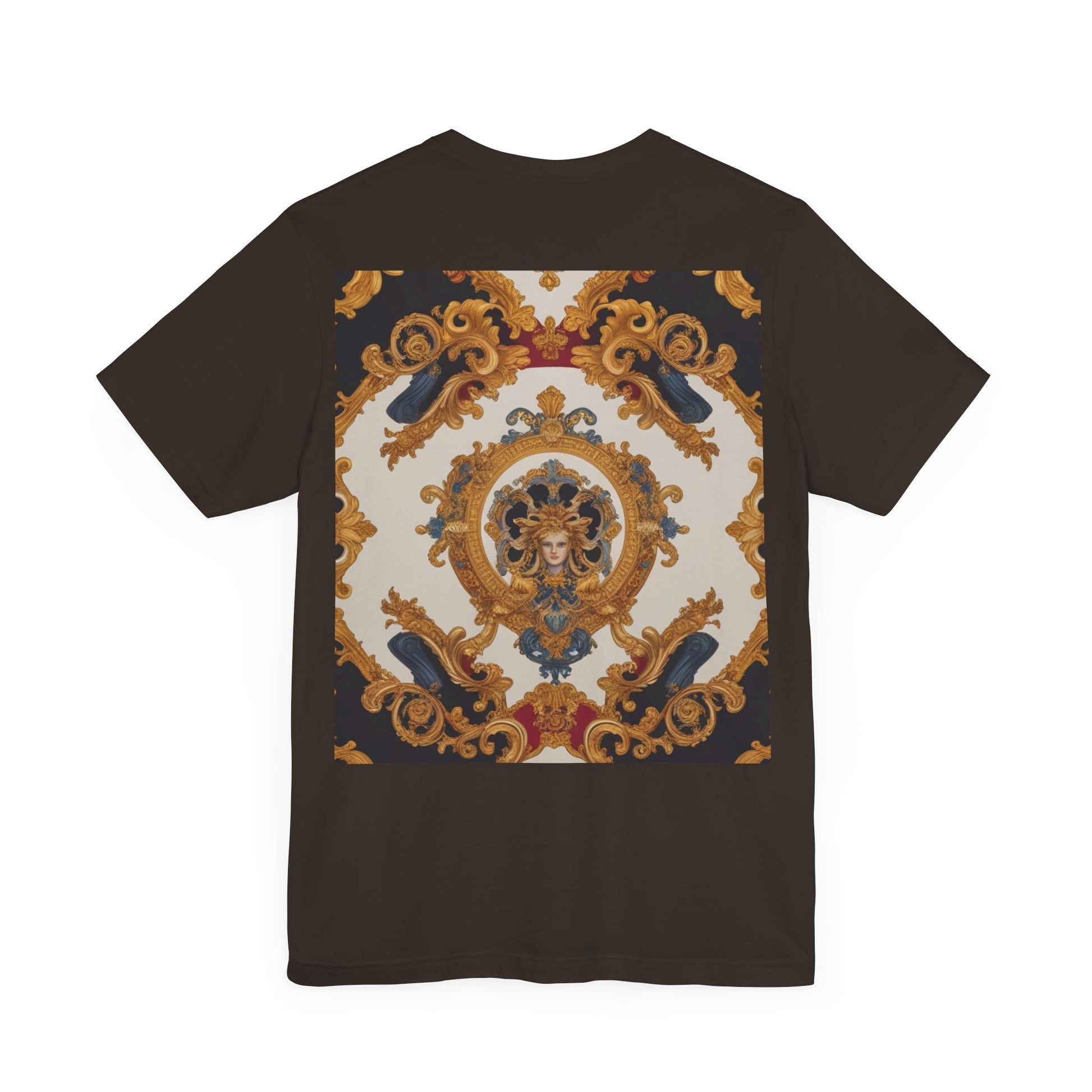 Elegant Baroque Style Graphic Tee - Unisex Short Sleeve T-Shirt - JW Store