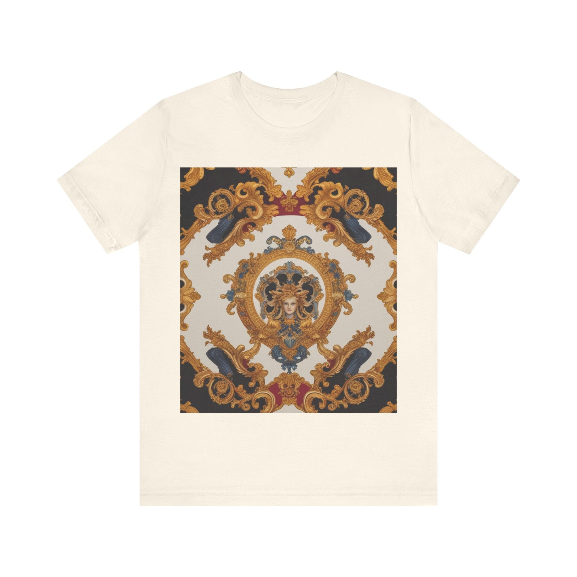 Elegant Baroque Style Graphic Tee - Unisex Short Sleeve T-Shirt - JW Store