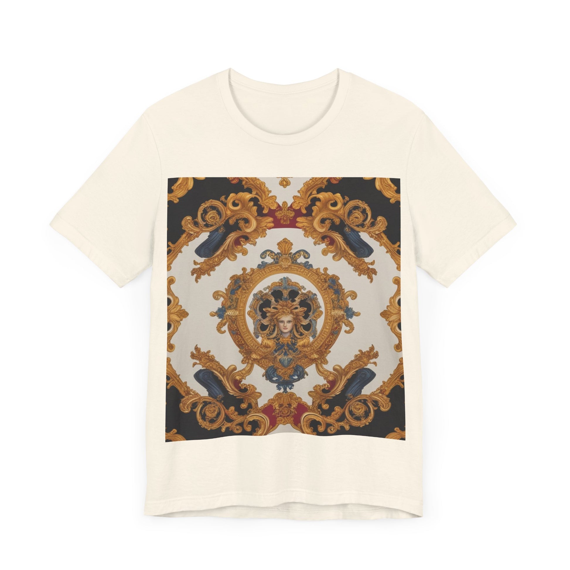 Elegant Baroque Style Graphic Tee - Unisex Short Sleeve T-Shirt - JW Store