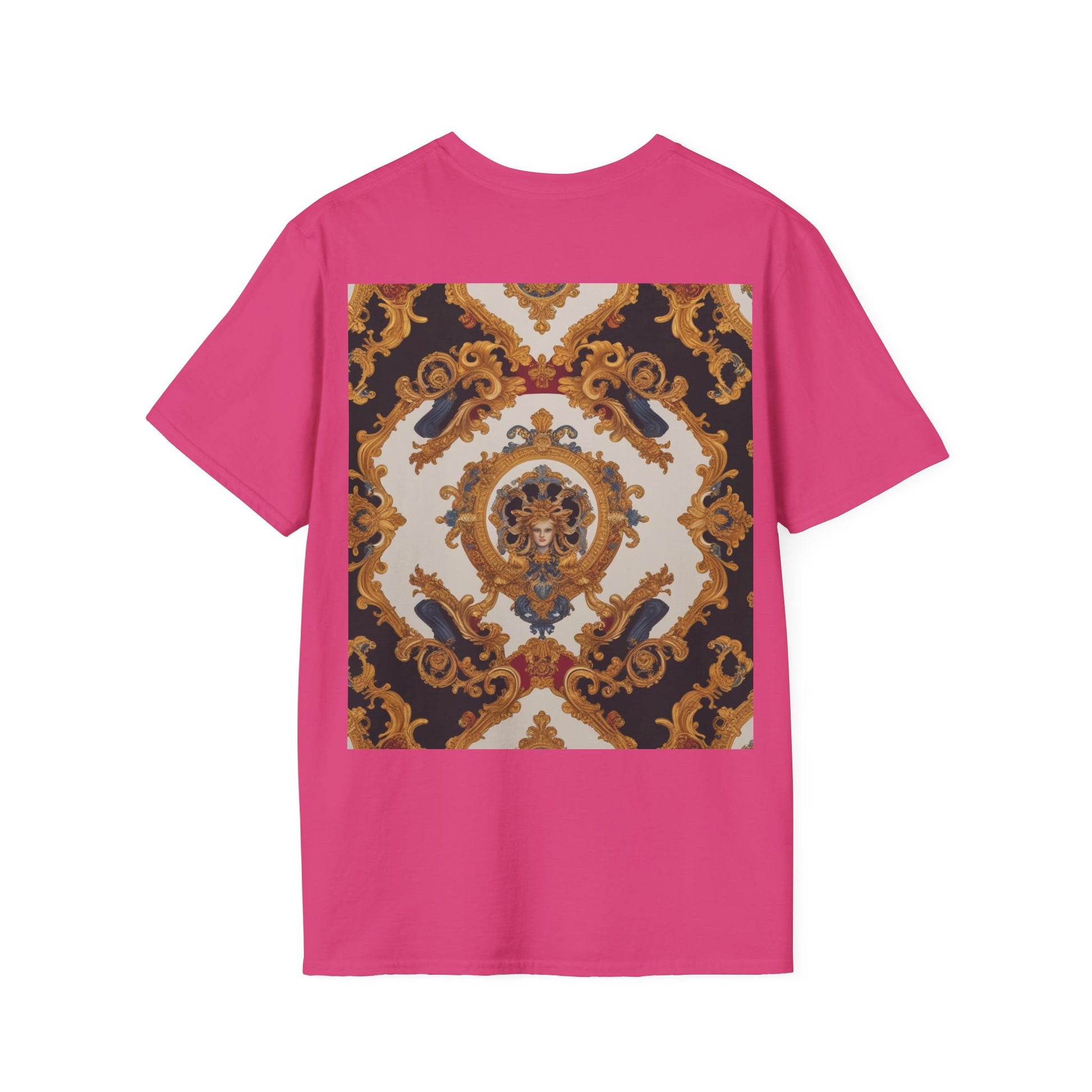 Elegant Vintage Print Unisex Softstyle T-Shirt - JW Store