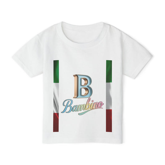 Adorable Italian-Inspired Toddler T-Shirt - 'Bambino' Design