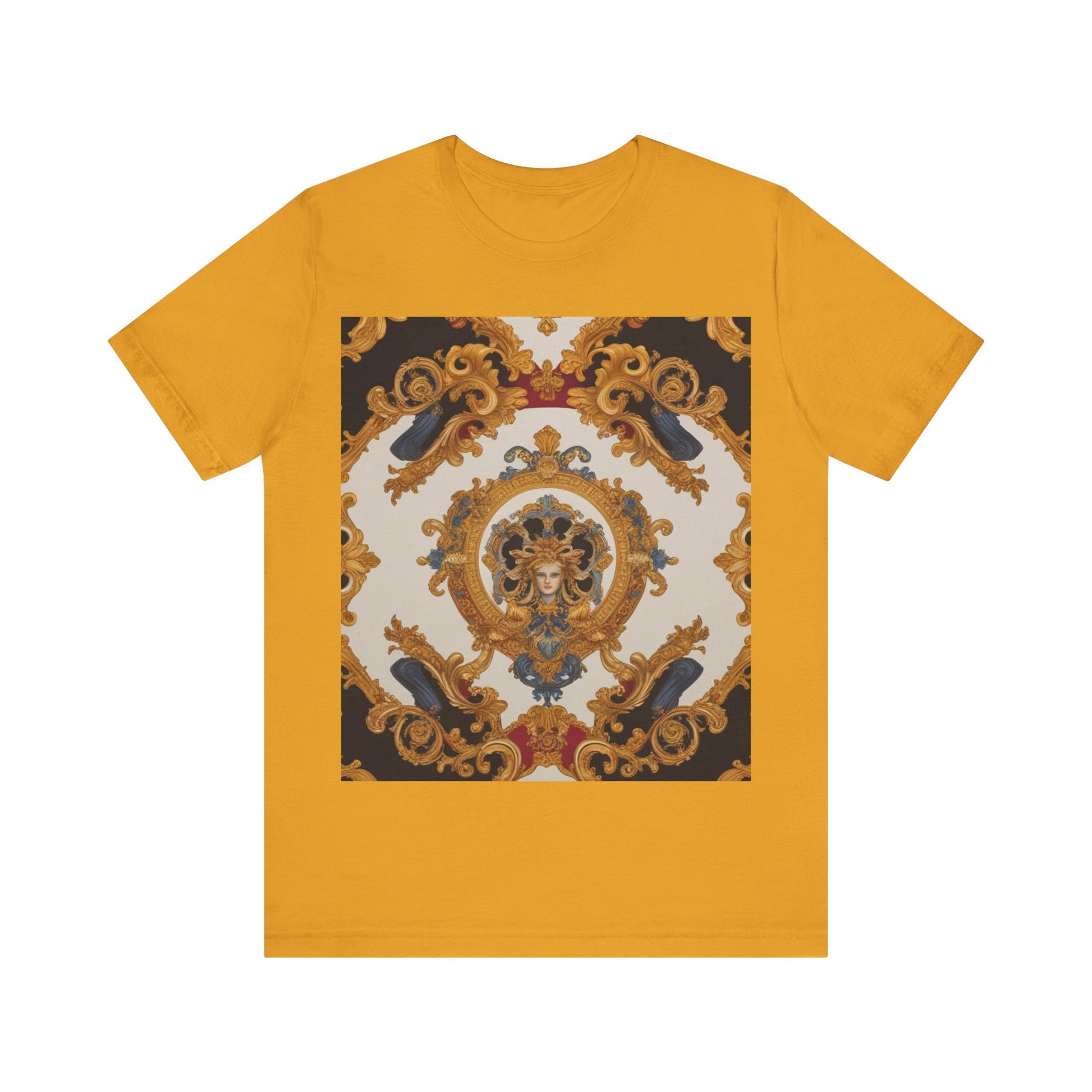 Elegant Baroque Style Graphic Tee - Unisex Short Sleeve T-Shirt - JW Store