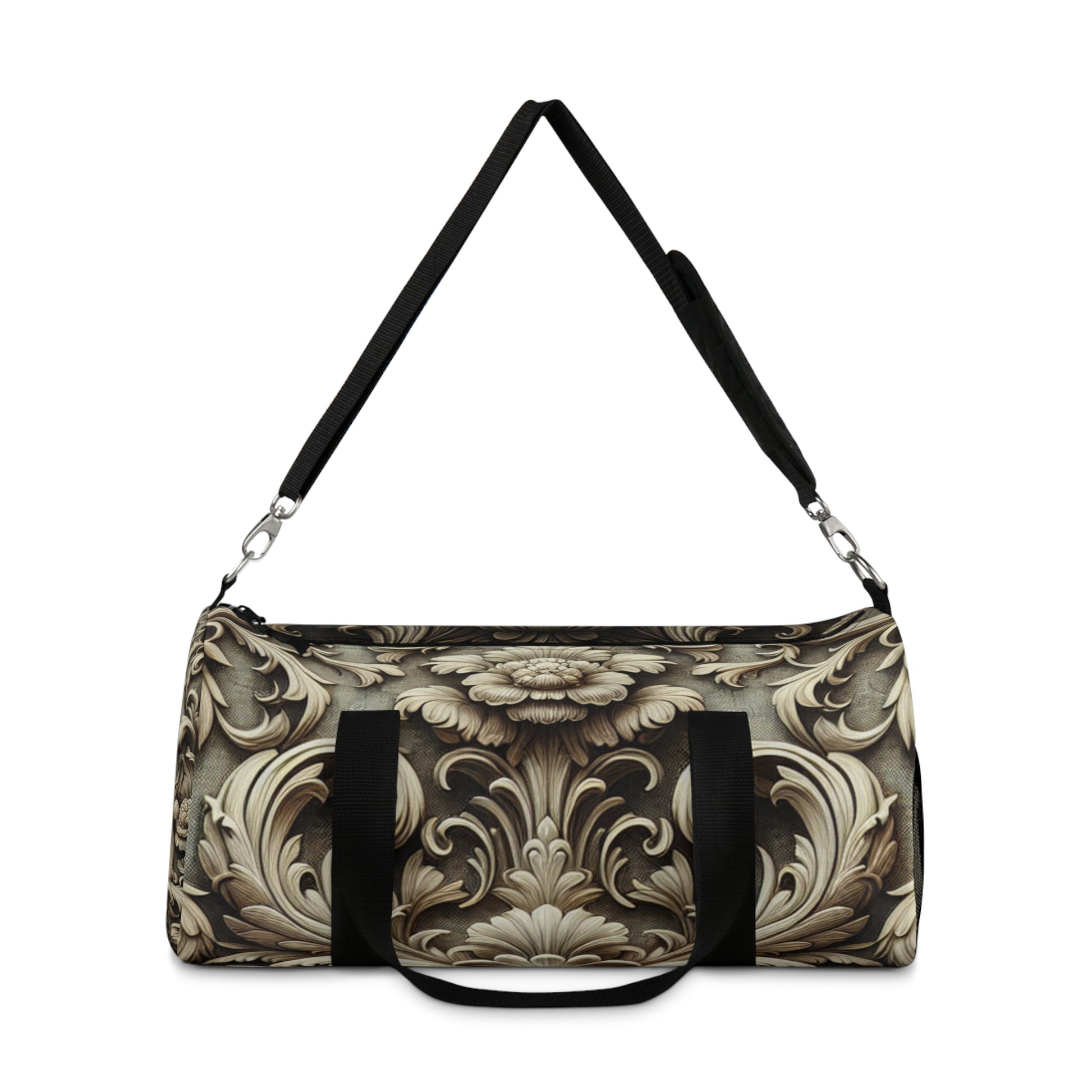Elegant Floral Pattern Duffel Bag for Travel & Gym - JW Store