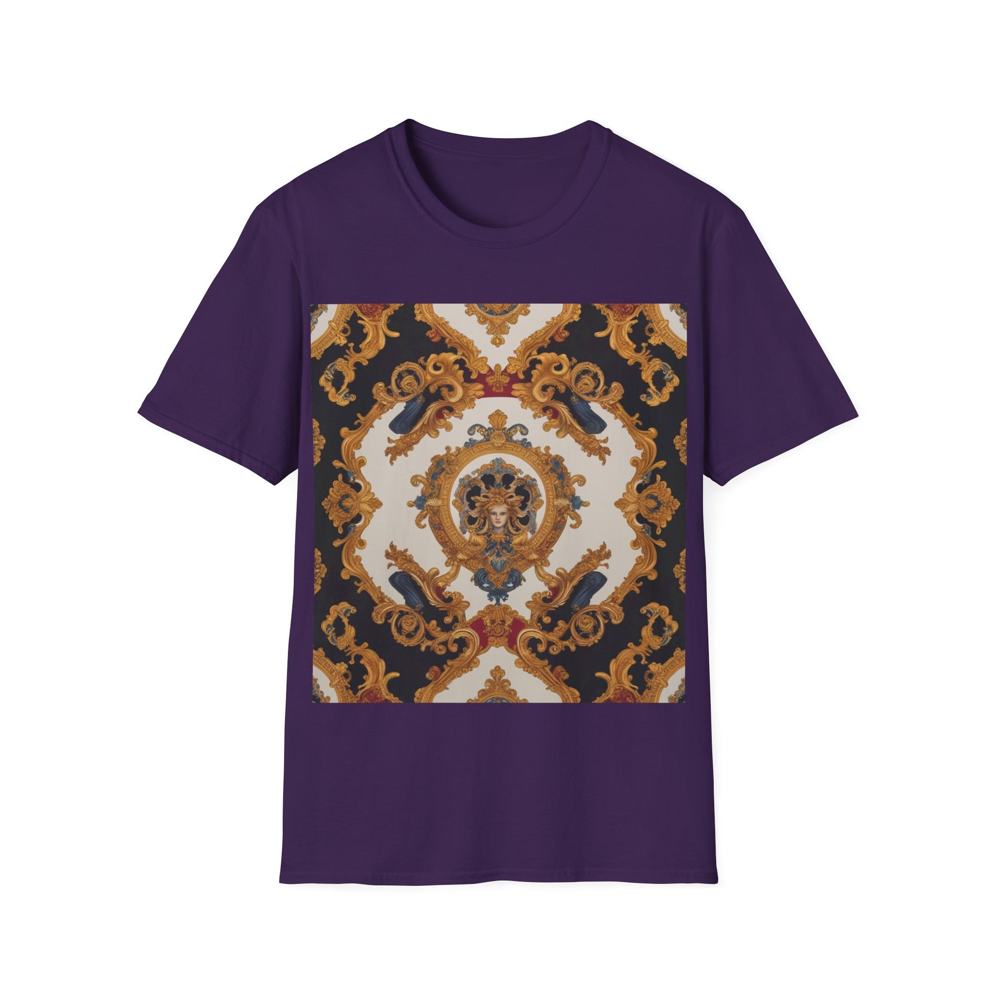 Elegant Vintage Print Unisex Softstyle T-Shirt - JW Store