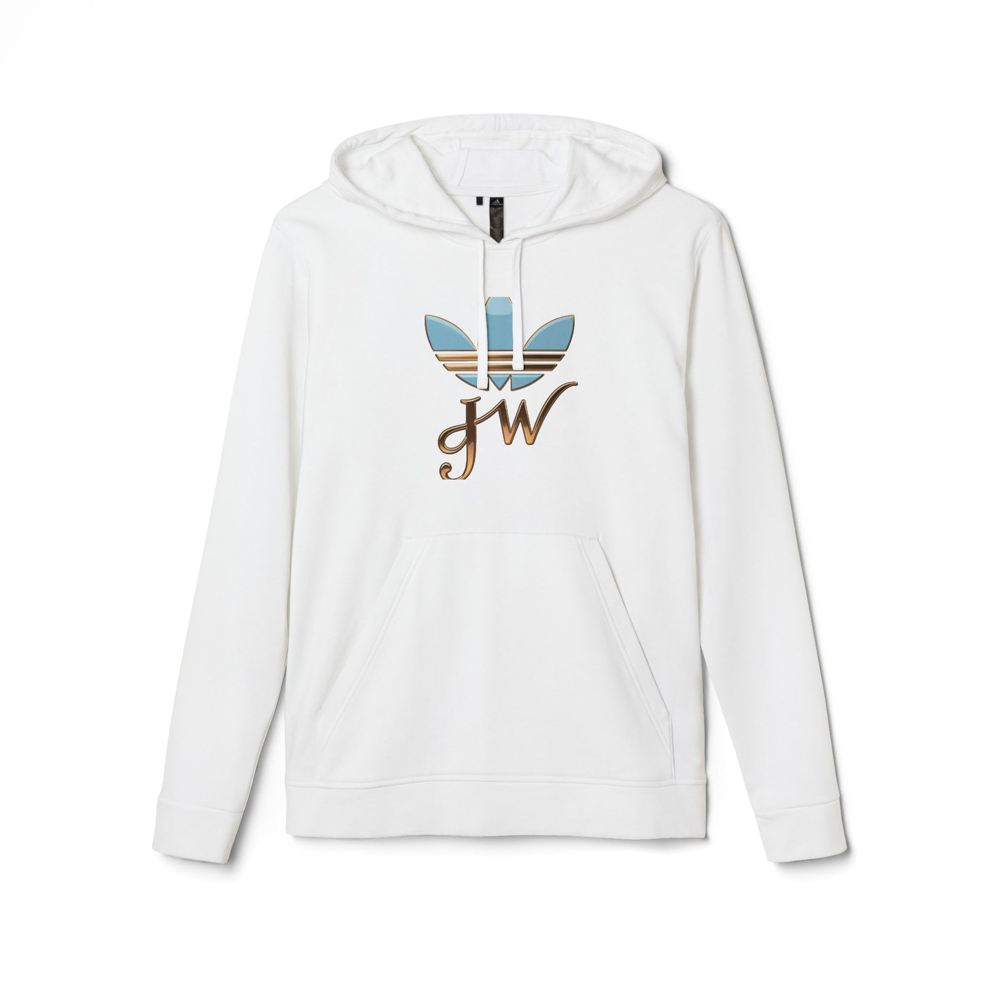Retro Adidas Unisex Fleece Hoodie with Stylish Graphics - JW Store