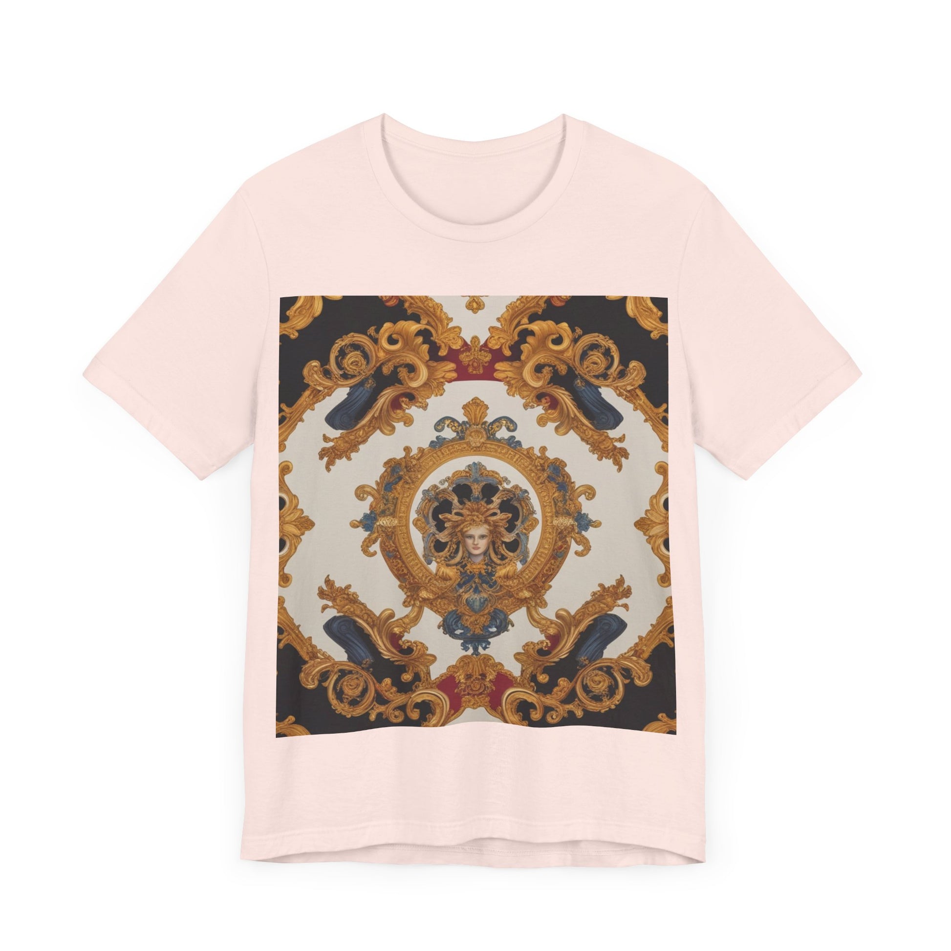 Elegant Baroque Style Graphic Tee - Unisex Short Sleeve T-Shirt - JW Store