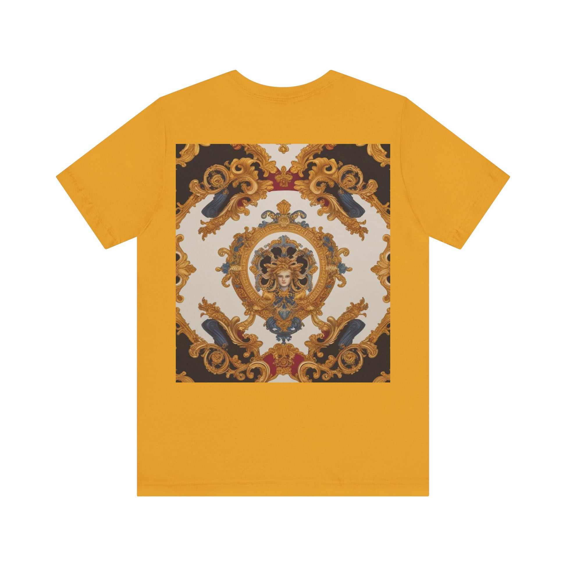 Elegant Baroque Style Graphic Tee - Unisex Short Sleeve T-Shirt - JW Store
