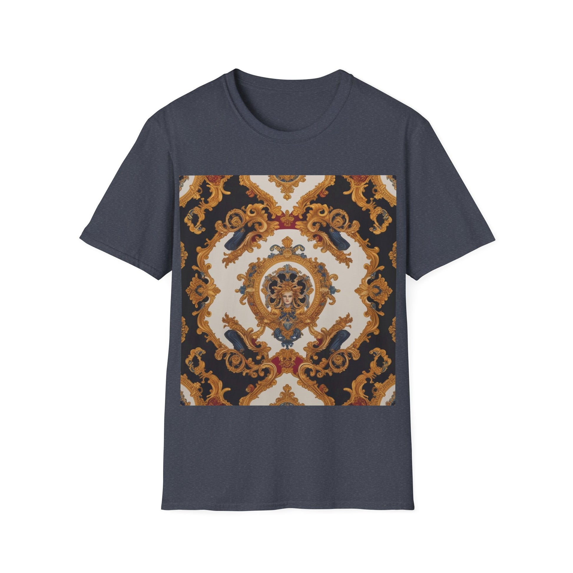 Elegant Vintage Print Unisex Softstyle T-Shirt - JW Store