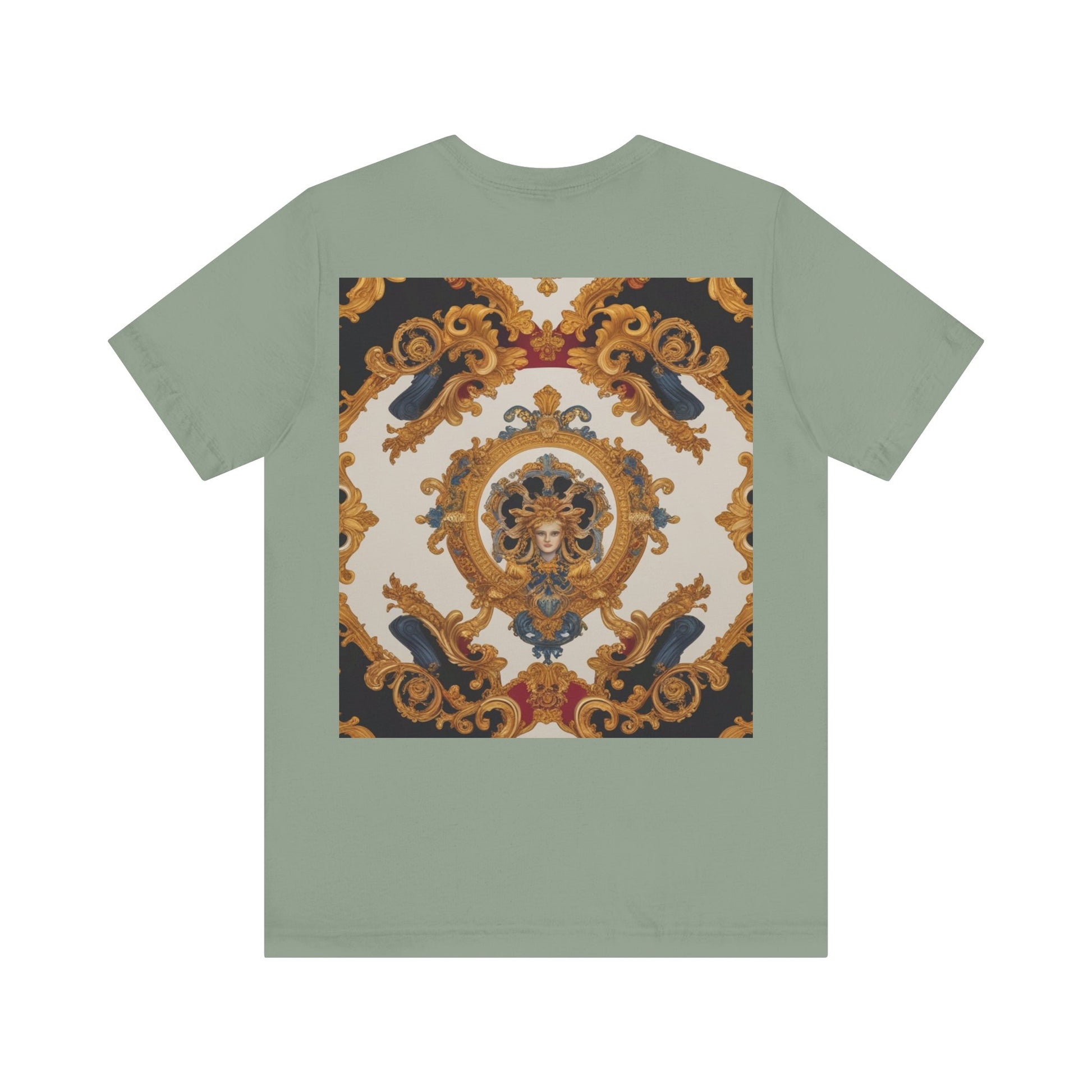 Elegant Baroque Style Graphic Tee - Unisex Short Sleeve T-Shirt - JW Store