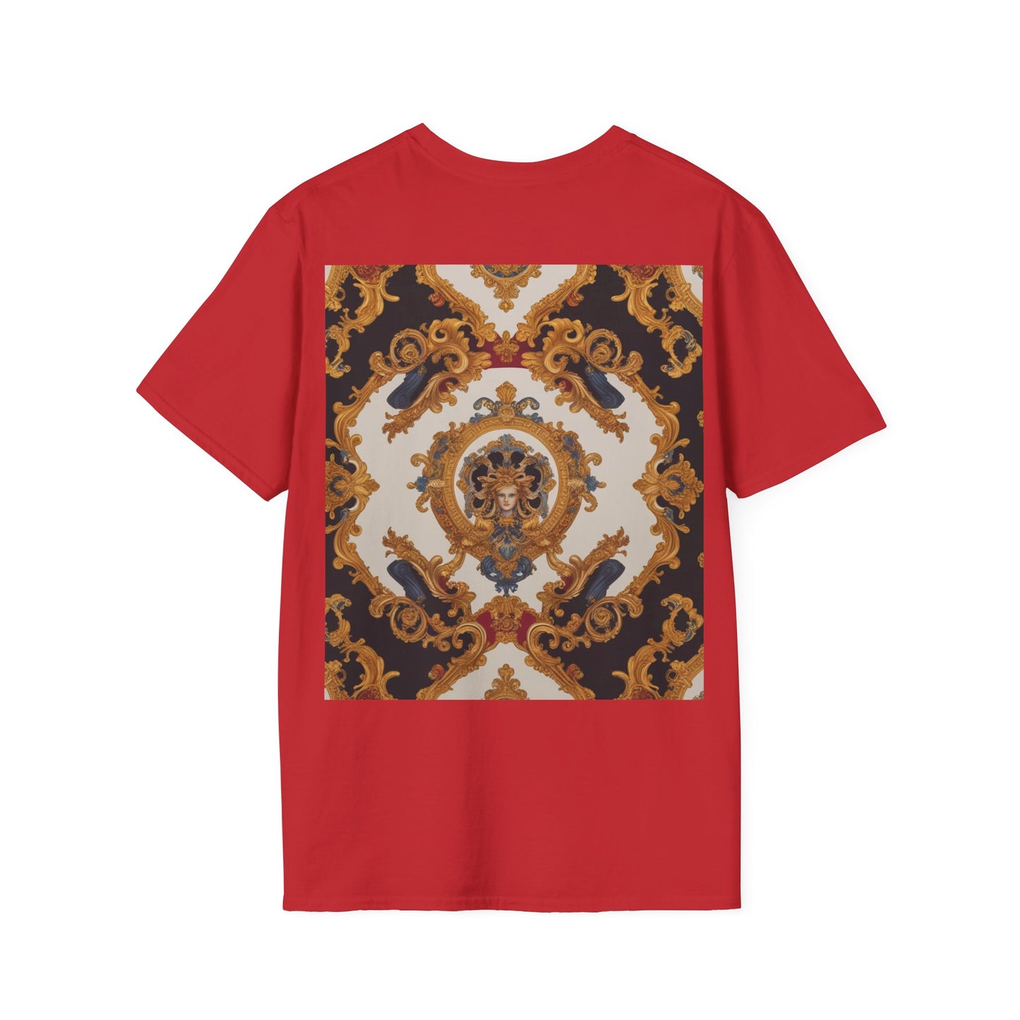 Elegant Vintage Print Unisex Softstyle T-Shirt - JW Store