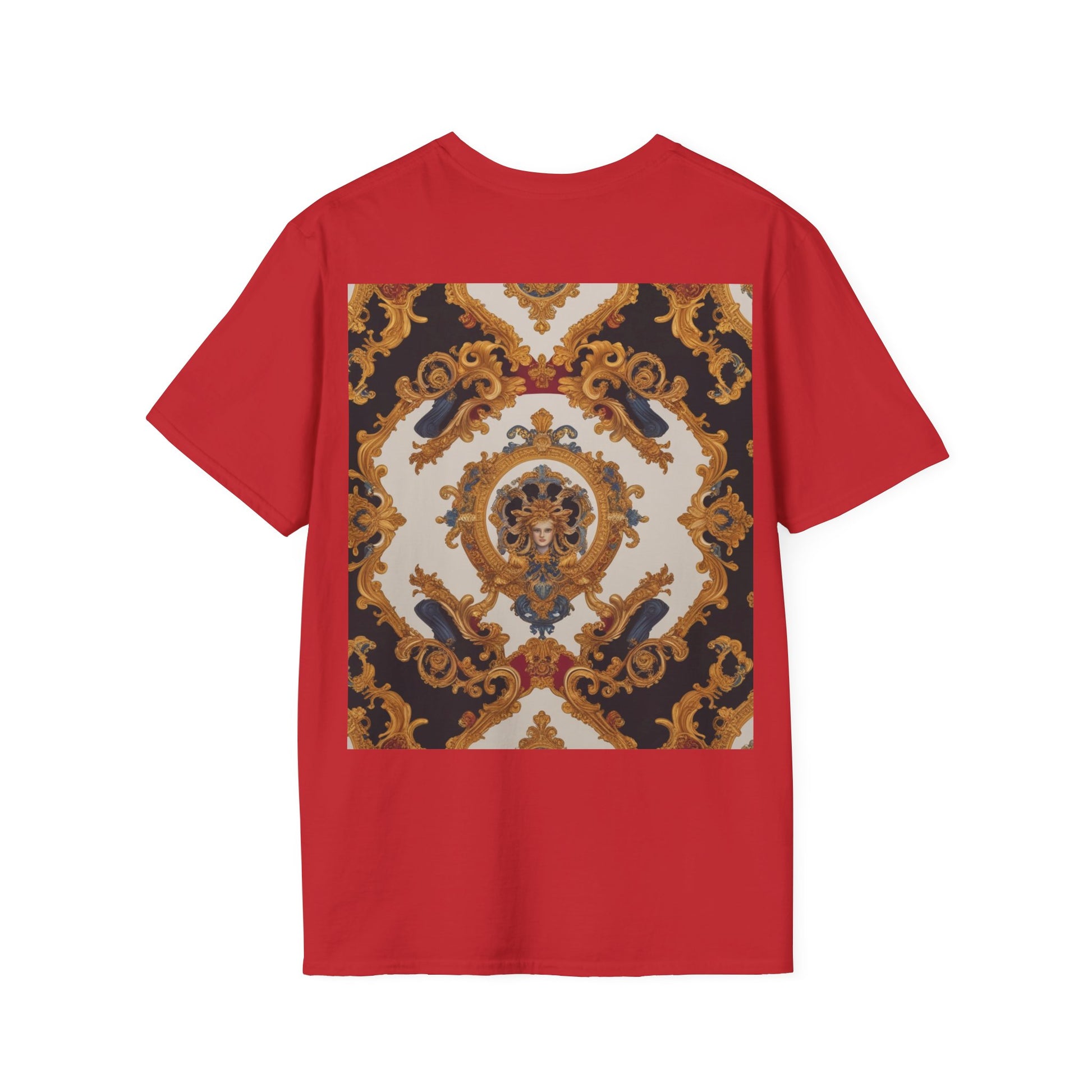Elegant Vintage Print Unisex Softstyle T-Shirt - JW Store