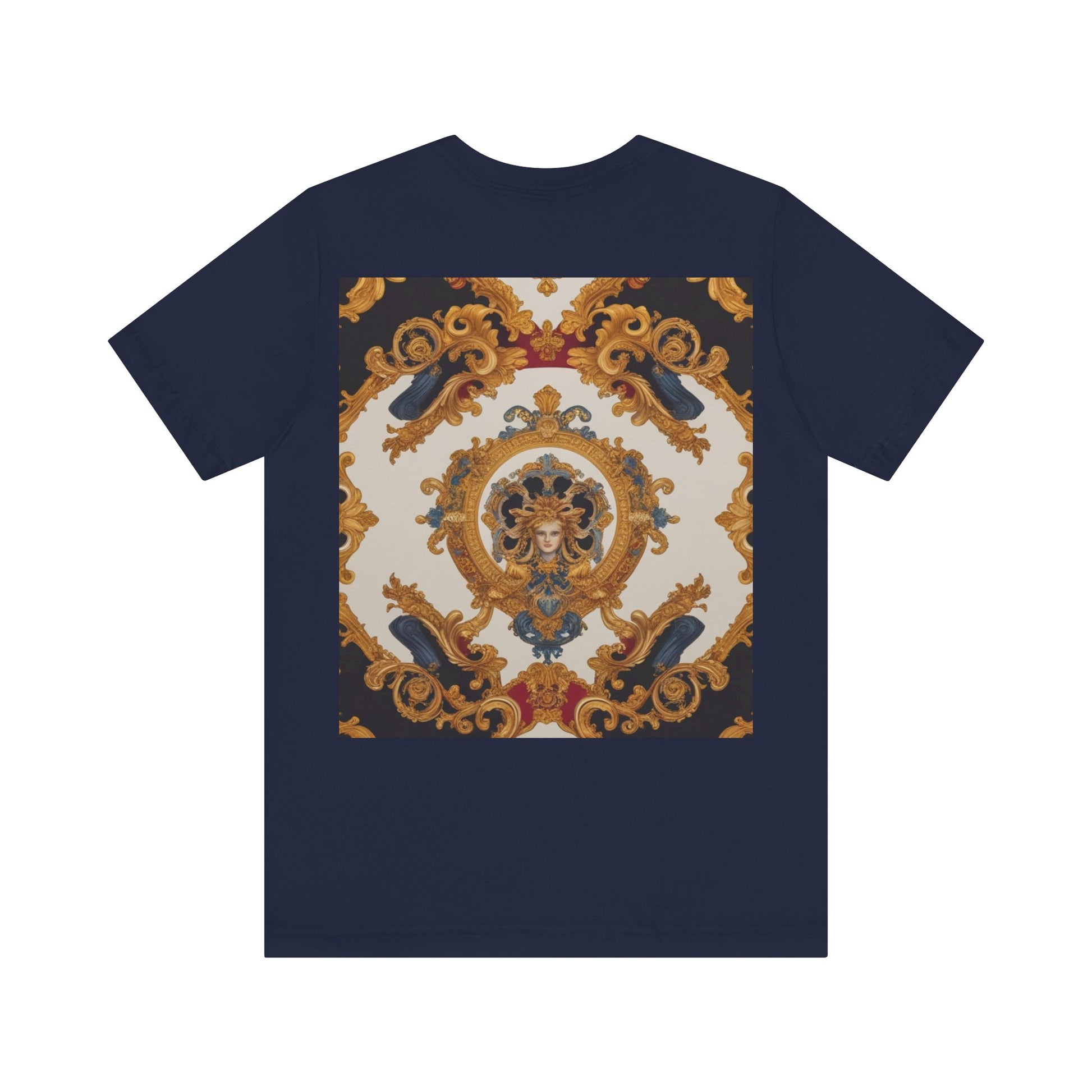 Elegant Baroque Style Graphic Tee - Unisex Short Sleeve T-Shirt - JW Store